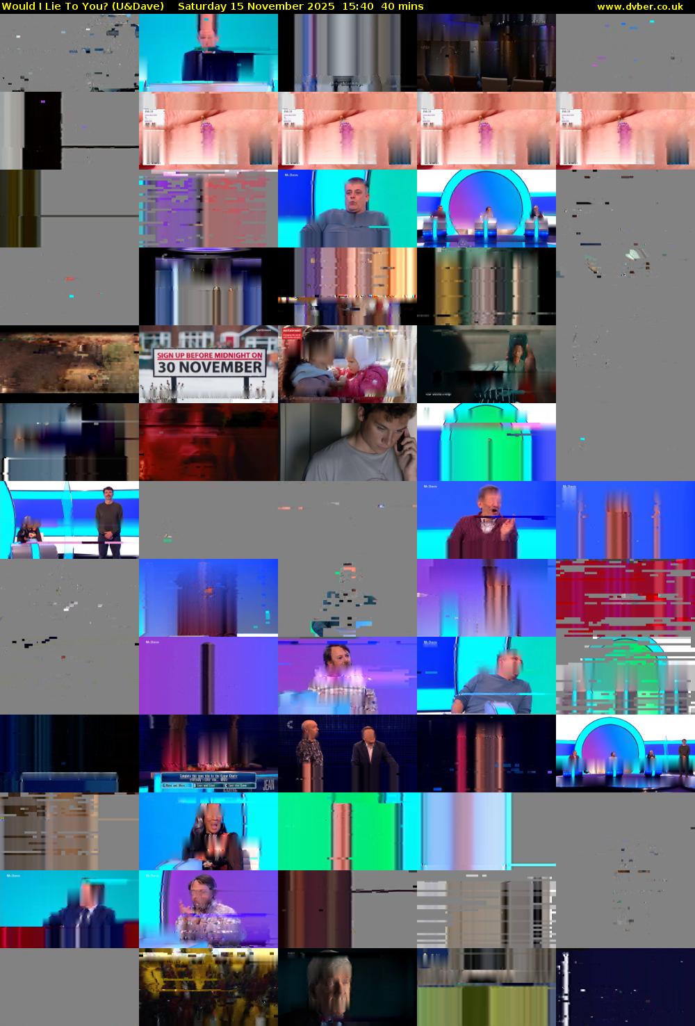 Would I Lie to You? (U&Dave) Saturday 15 November 2025 15:40 - 16:20