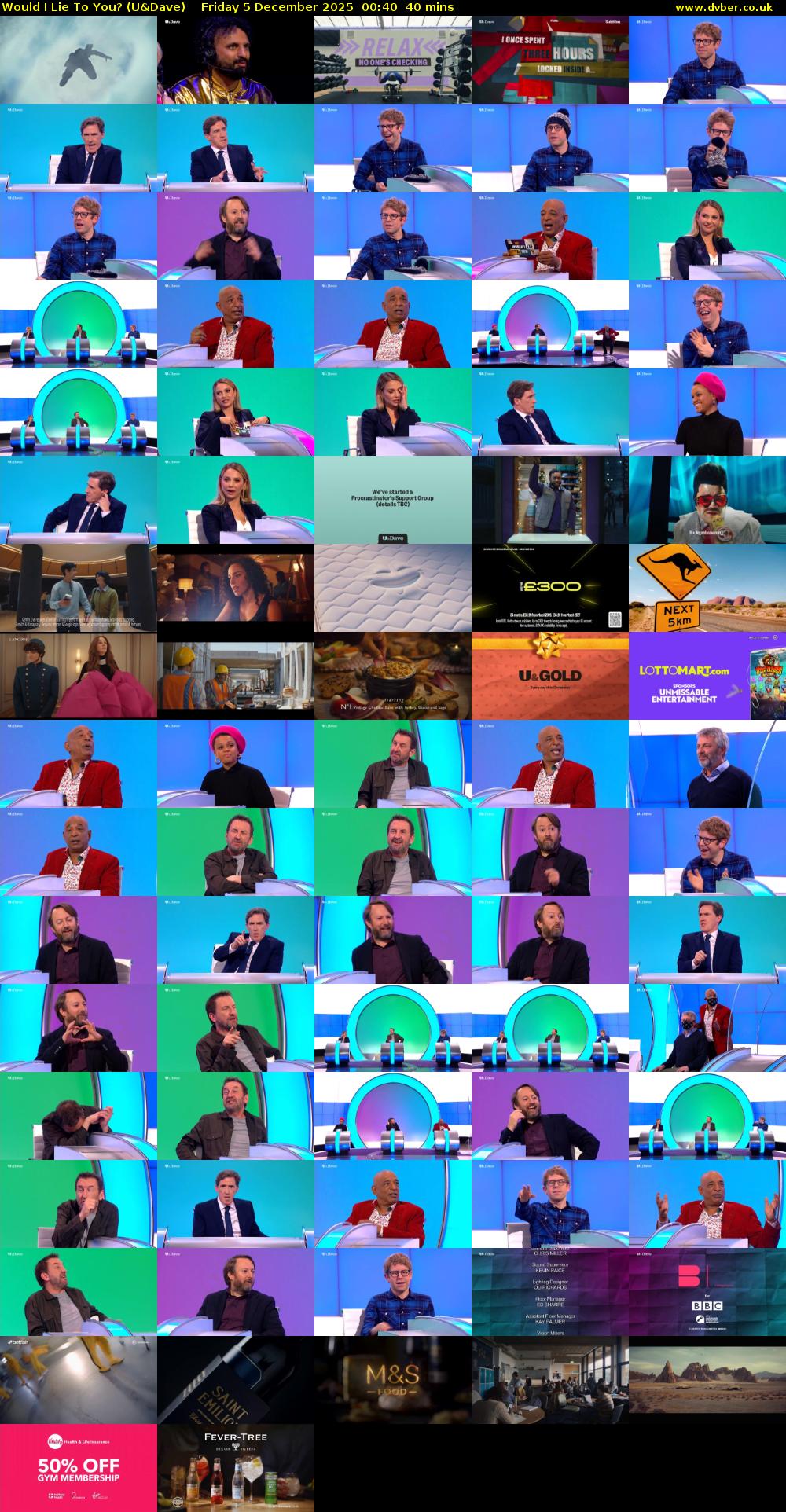 Would I Lie to You? (U&Dave) Friday 5 December 2025 00:40 - 01:20