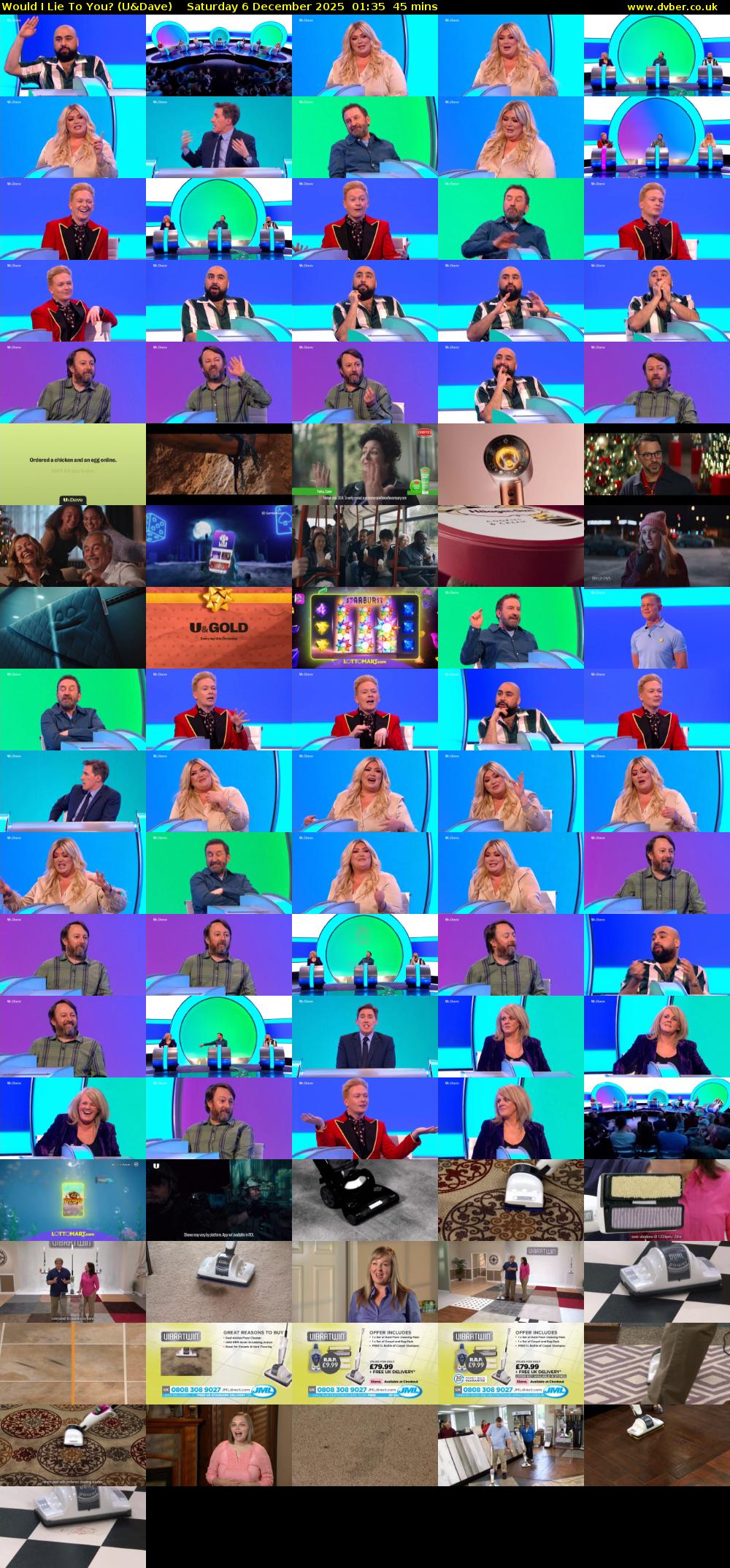 Would I Lie to You? (U&Dave) Saturday 6 December 2025 01:35 - 02:20