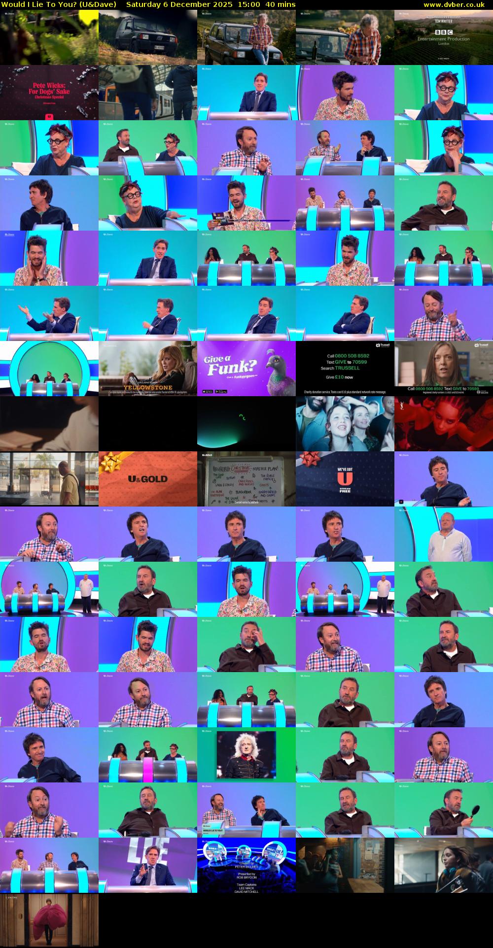 Would I Lie to You? (U&Dave) Saturday 6 December 2025 15:00 - 15:40