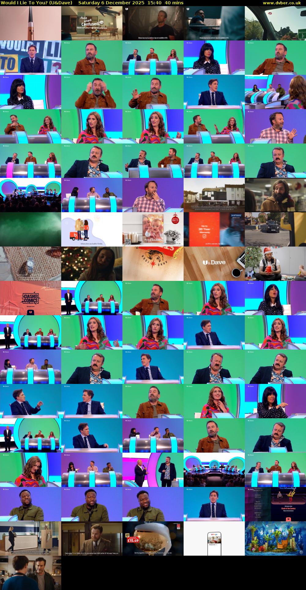 Would I Lie to You? (U&Dave) Saturday 6 December 2025 15:40 - 16:20