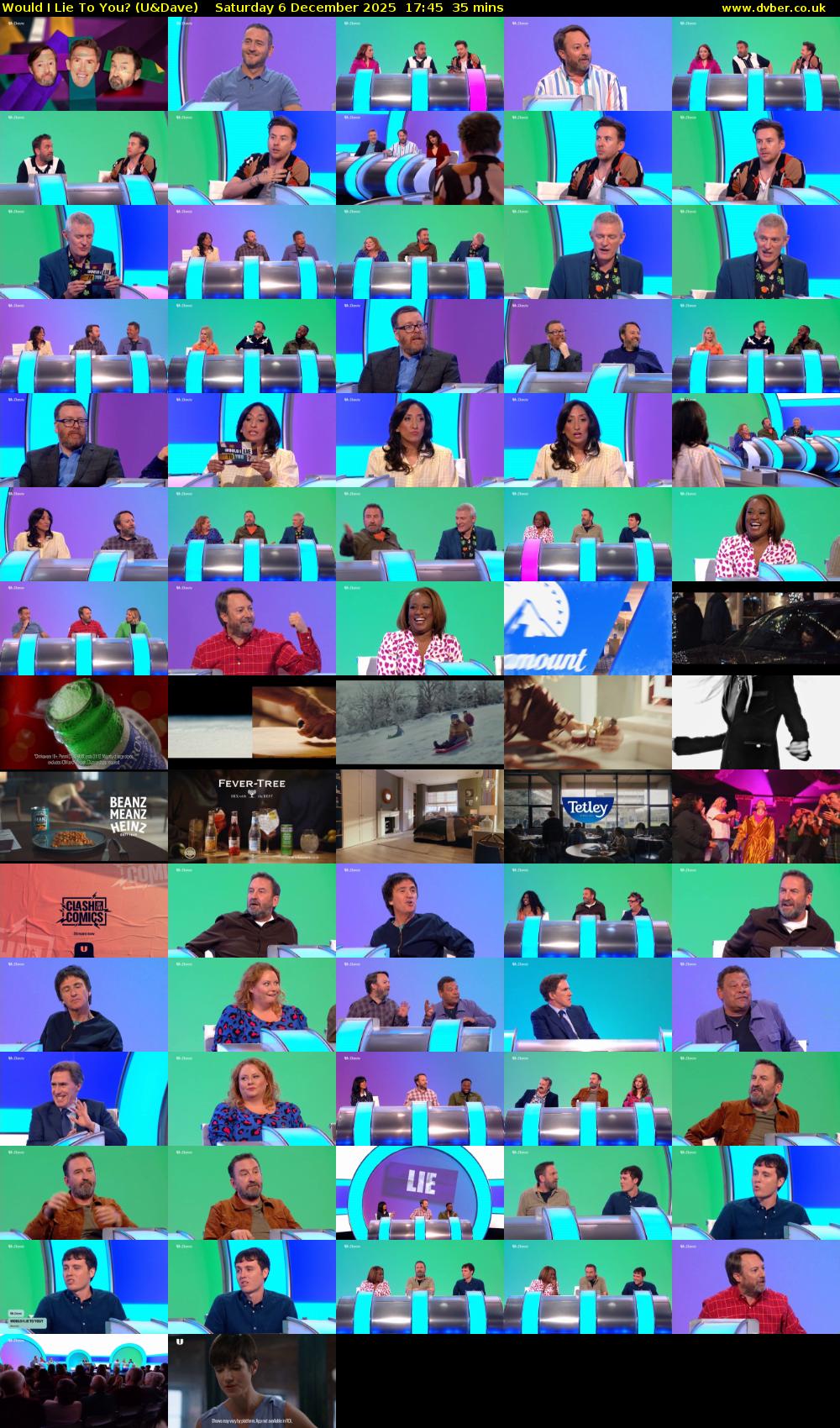 Would I Lie to You? (U&Dave) Saturday 6 December 2025 17:45 - 18:20