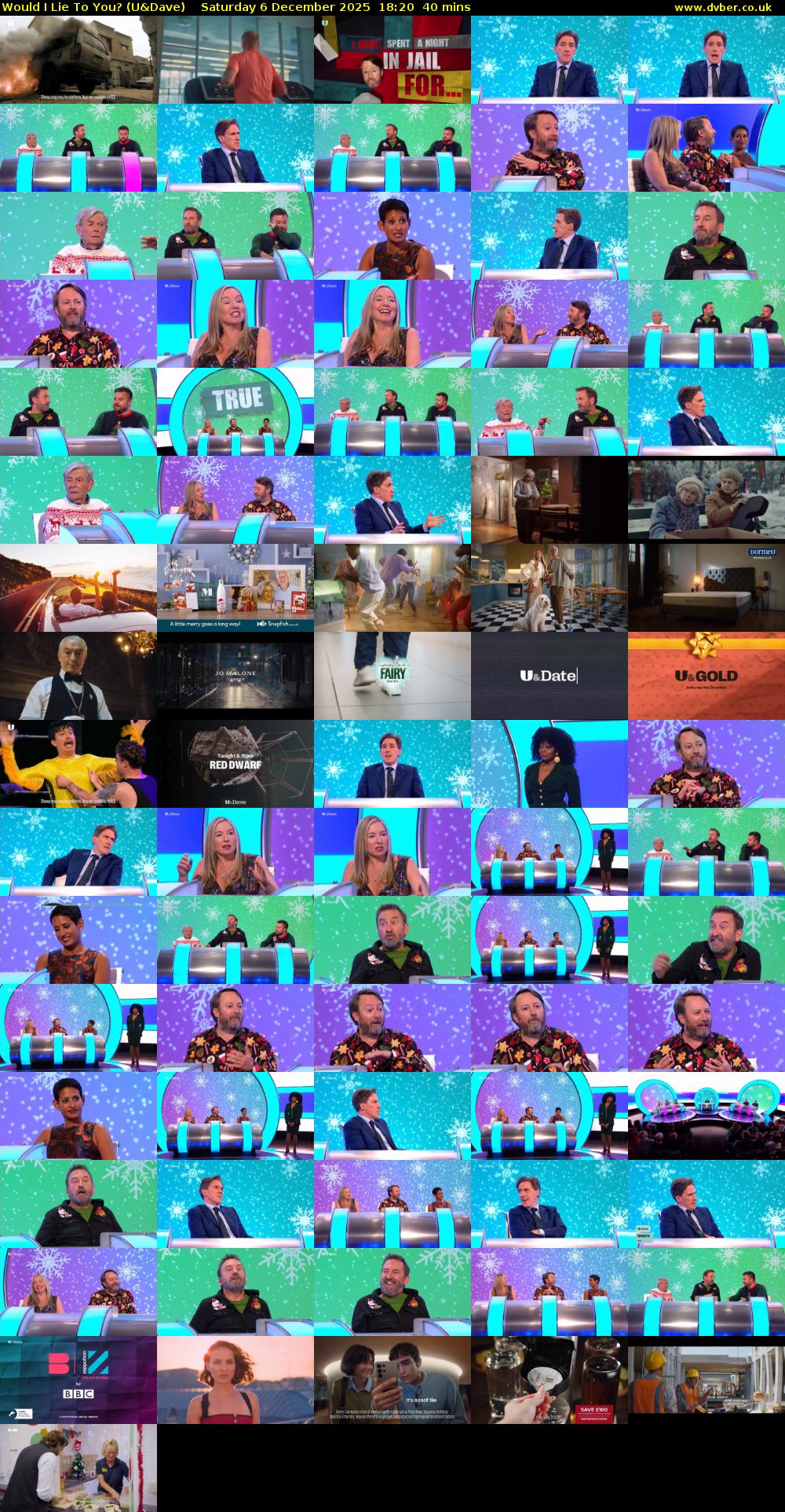 Would I Lie to You? (U&Dave) Saturday 6 December 2025 18:20 - 19:00
