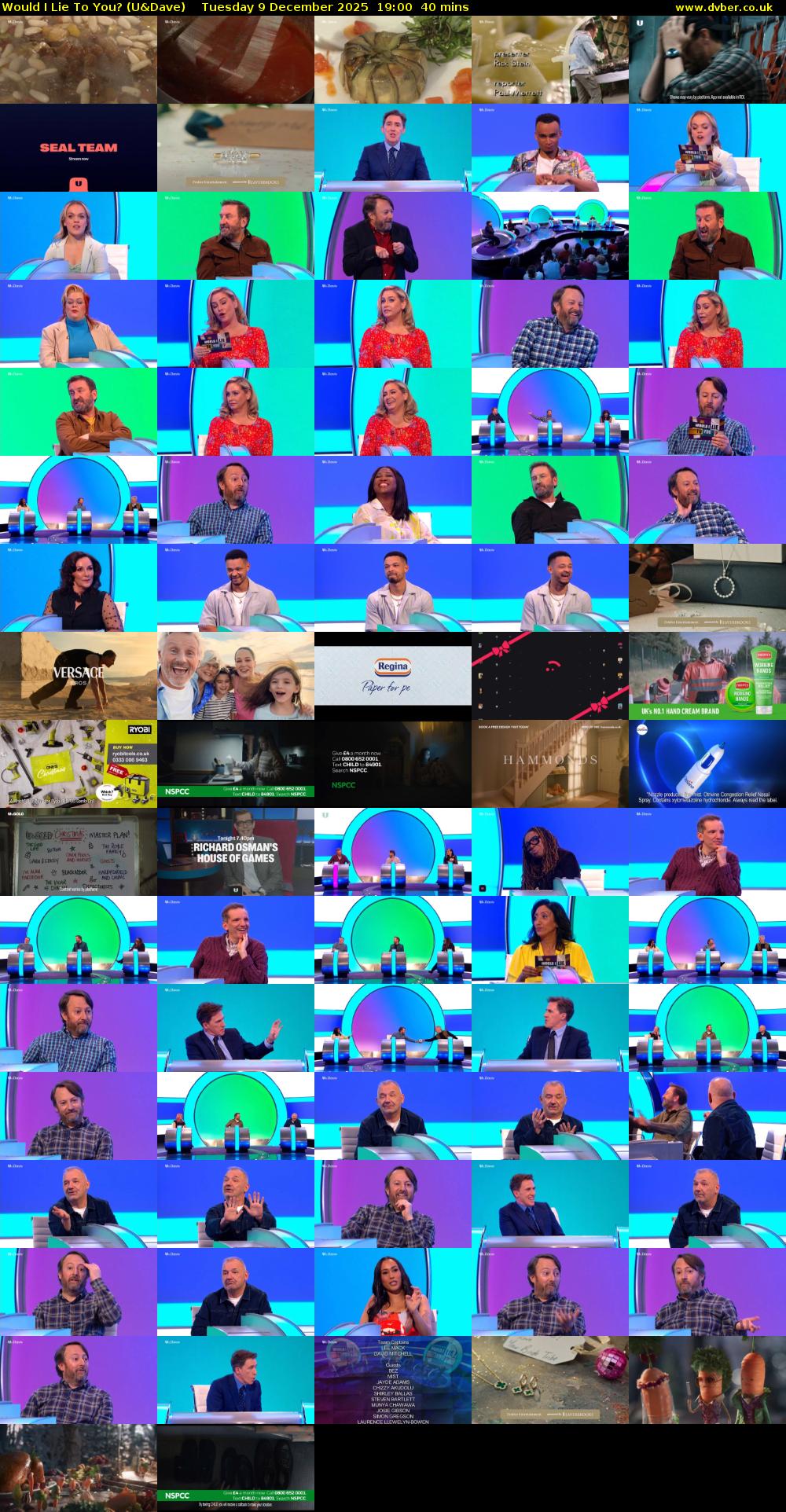 Would I Lie to You? (U&Dave) Tuesday 9 December 2025 19:00 - 19:40