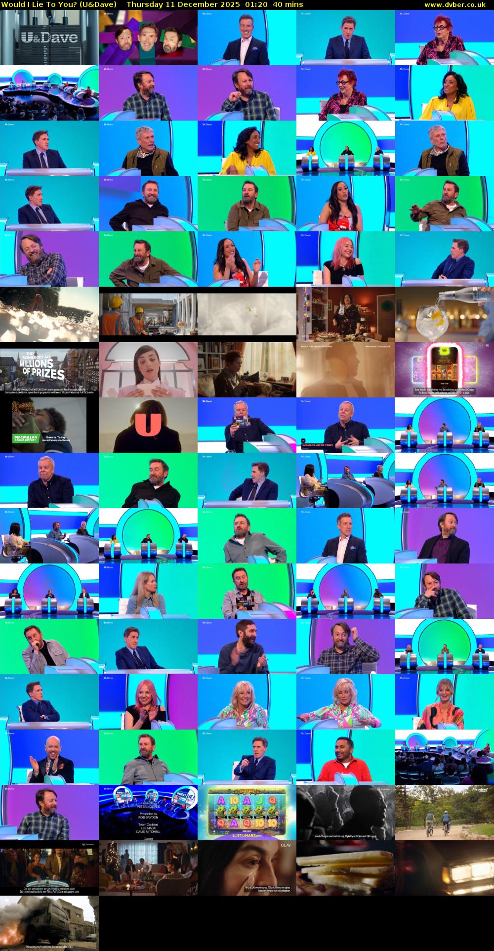 Would I Lie to You? (U&Dave) Thursday 11 December 2025 01:20 - 02:00