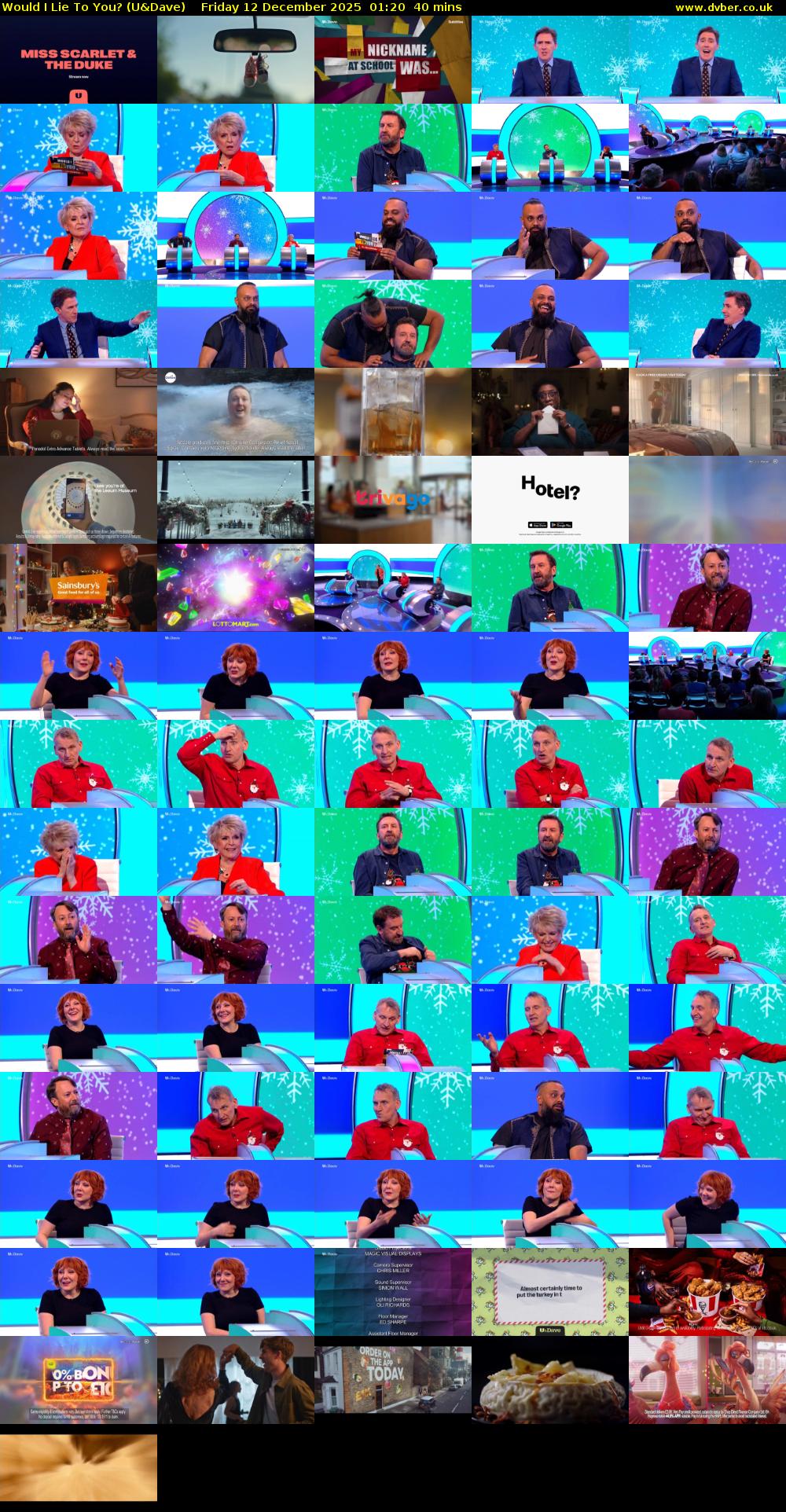 Would I Lie to You? (U&Dave) Friday 12 December 2025 01:20 - 02:00