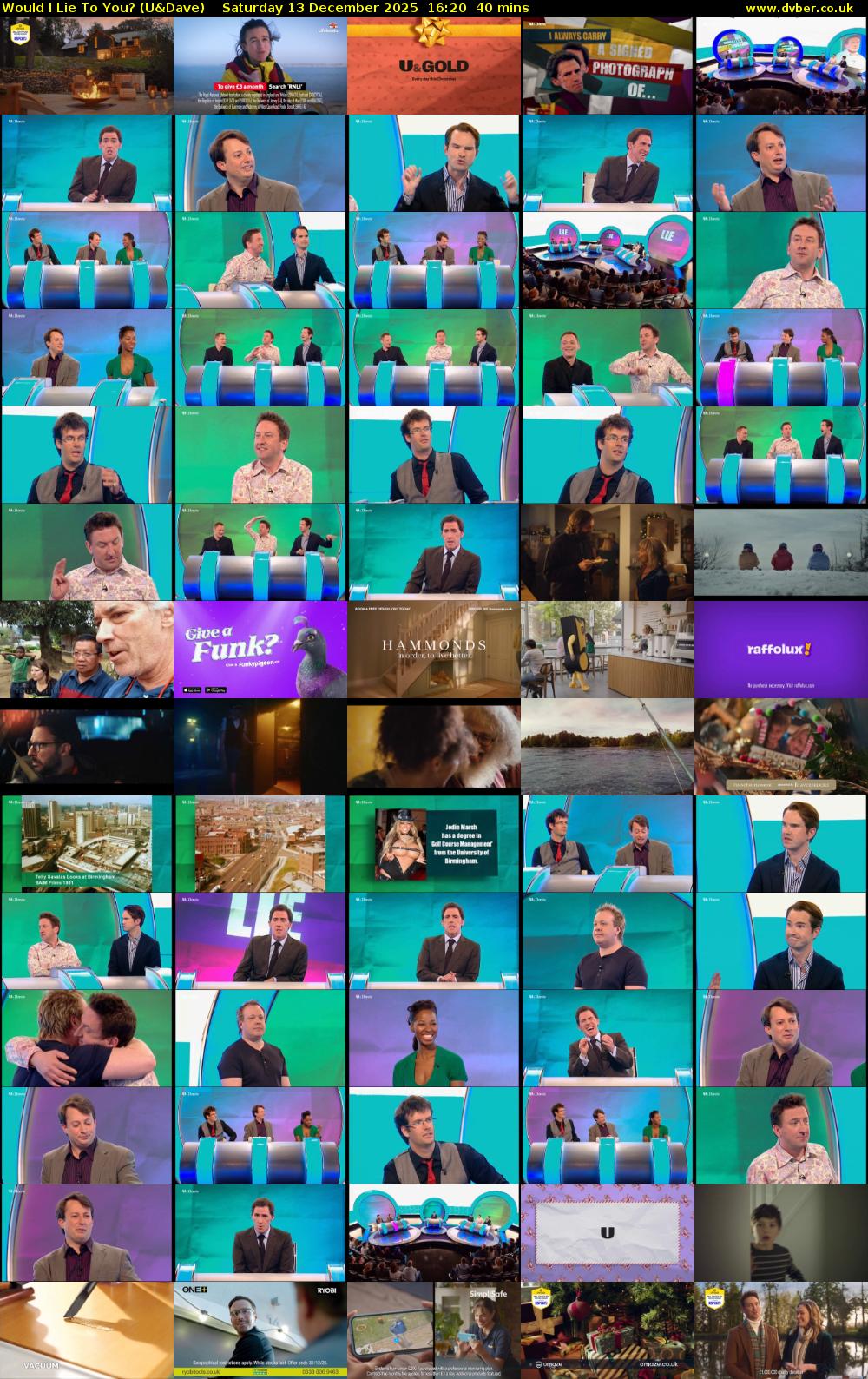 Would I Lie to You? (U&Dave) Saturday 13 December 2025 16:20 - 17:00