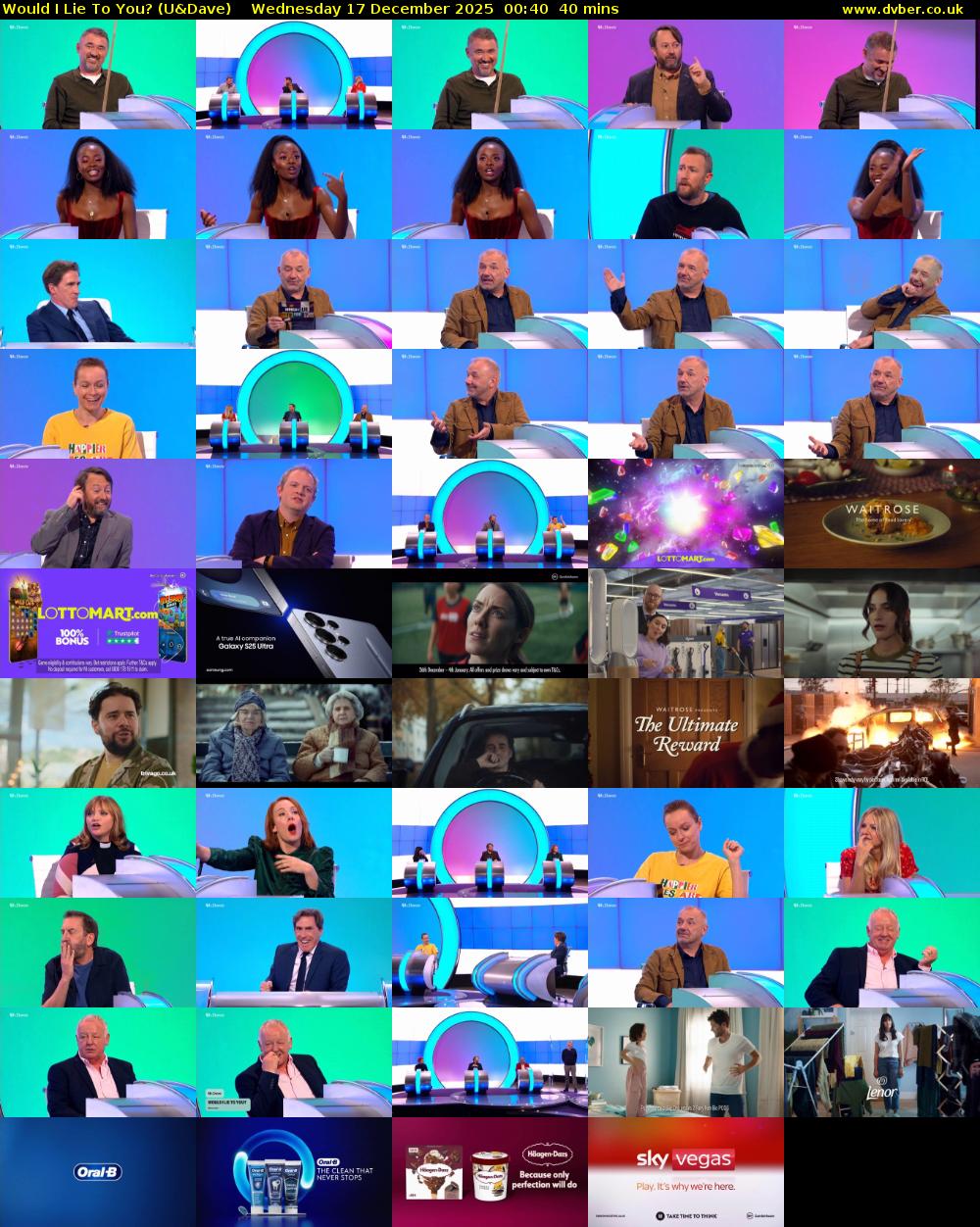 Would I Lie to You? (U&Dave) Wednesday 17 December 2025 00:40 - 01:20