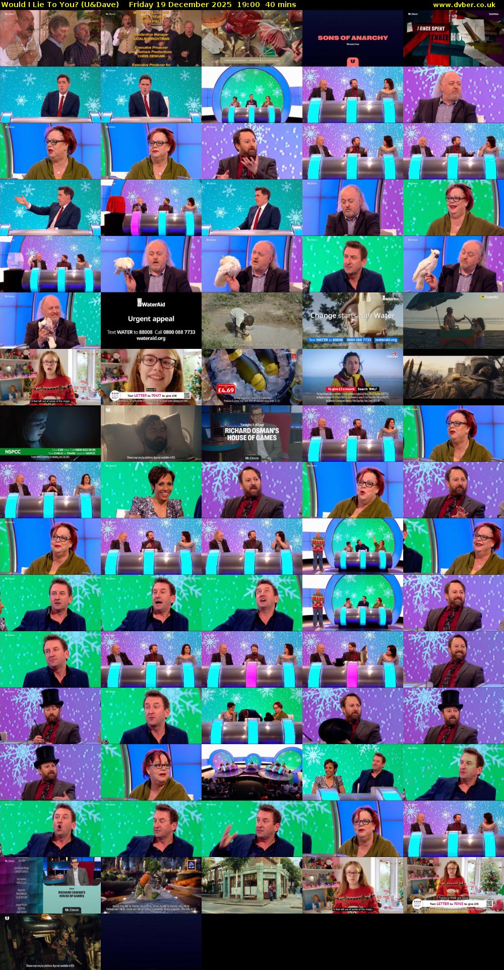 Would I Lie to You? (U&Dave) Friday 19 December 2025 19:00 - 19:40