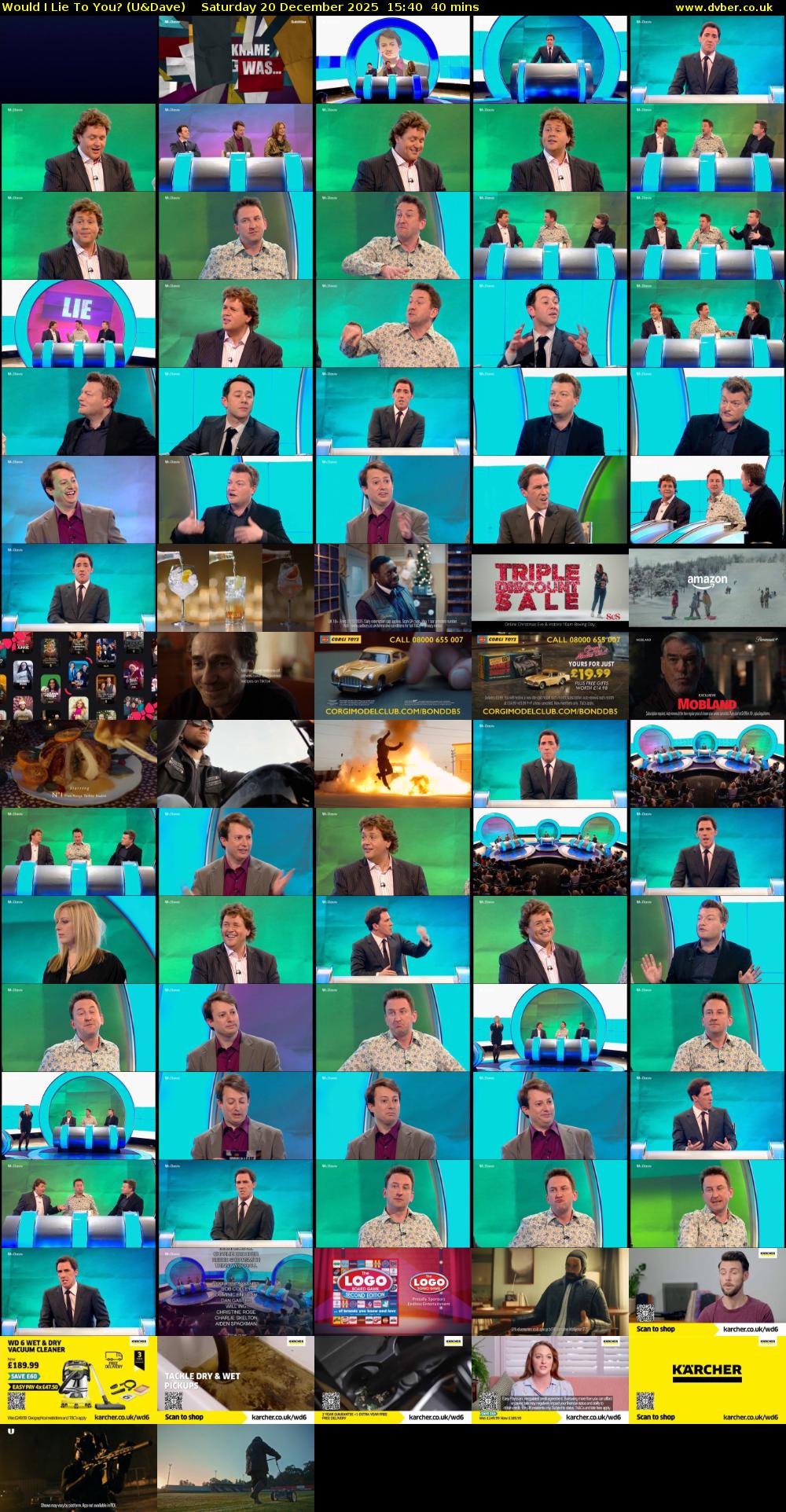 Would I Lie to You? (U&Dave) Saturday 20 December 2025 15:40 - 16:20