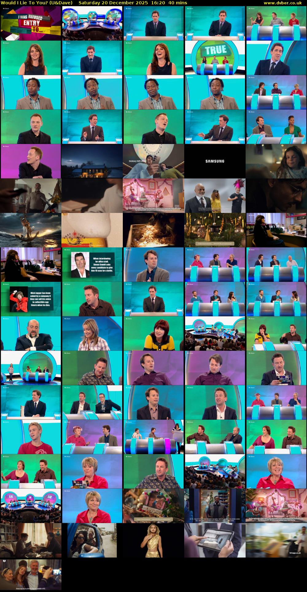 Would I Lie to You? (U&Dave) Saturday 20 December 2025 16:20 - 17:00