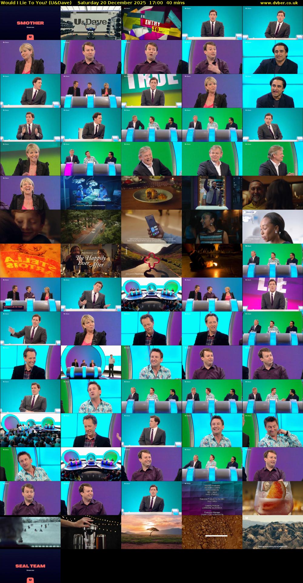 Would I Lie to You? (U&Dave) Saturday 20 December 2025 17:00 - 17:40