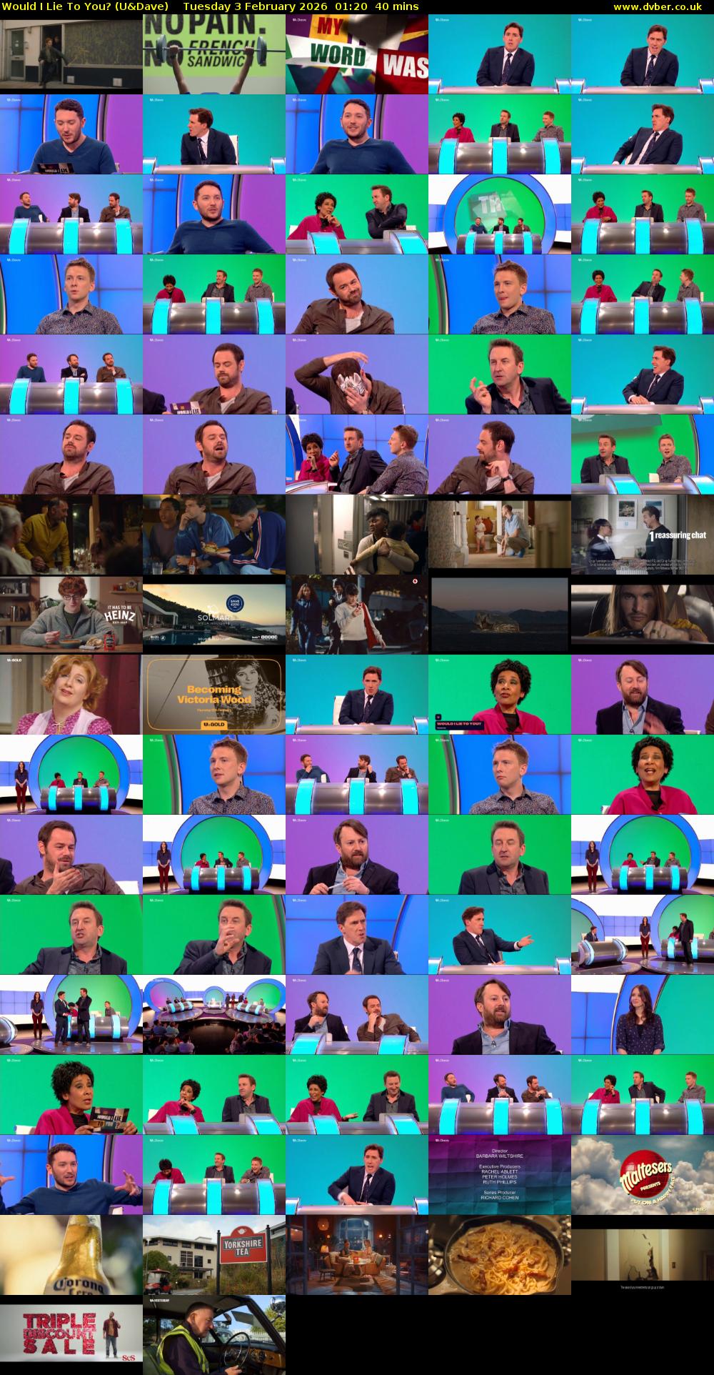 Would I Lie to You? (U&Dave) Tuesday 3 February 2026 01:20 - 02:00