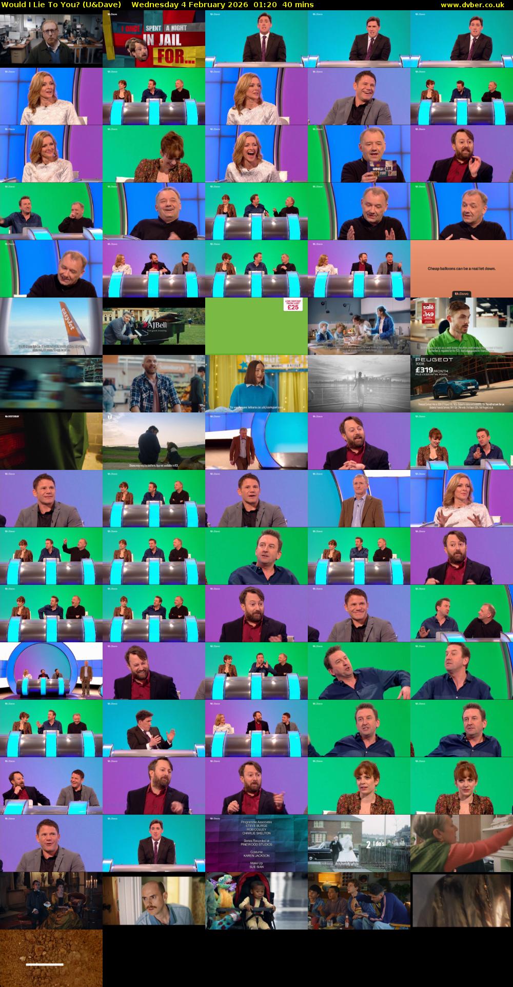 Would I Lie to You? (U&Dave) Wednesday 4 February 2026 01:20 - 02:00