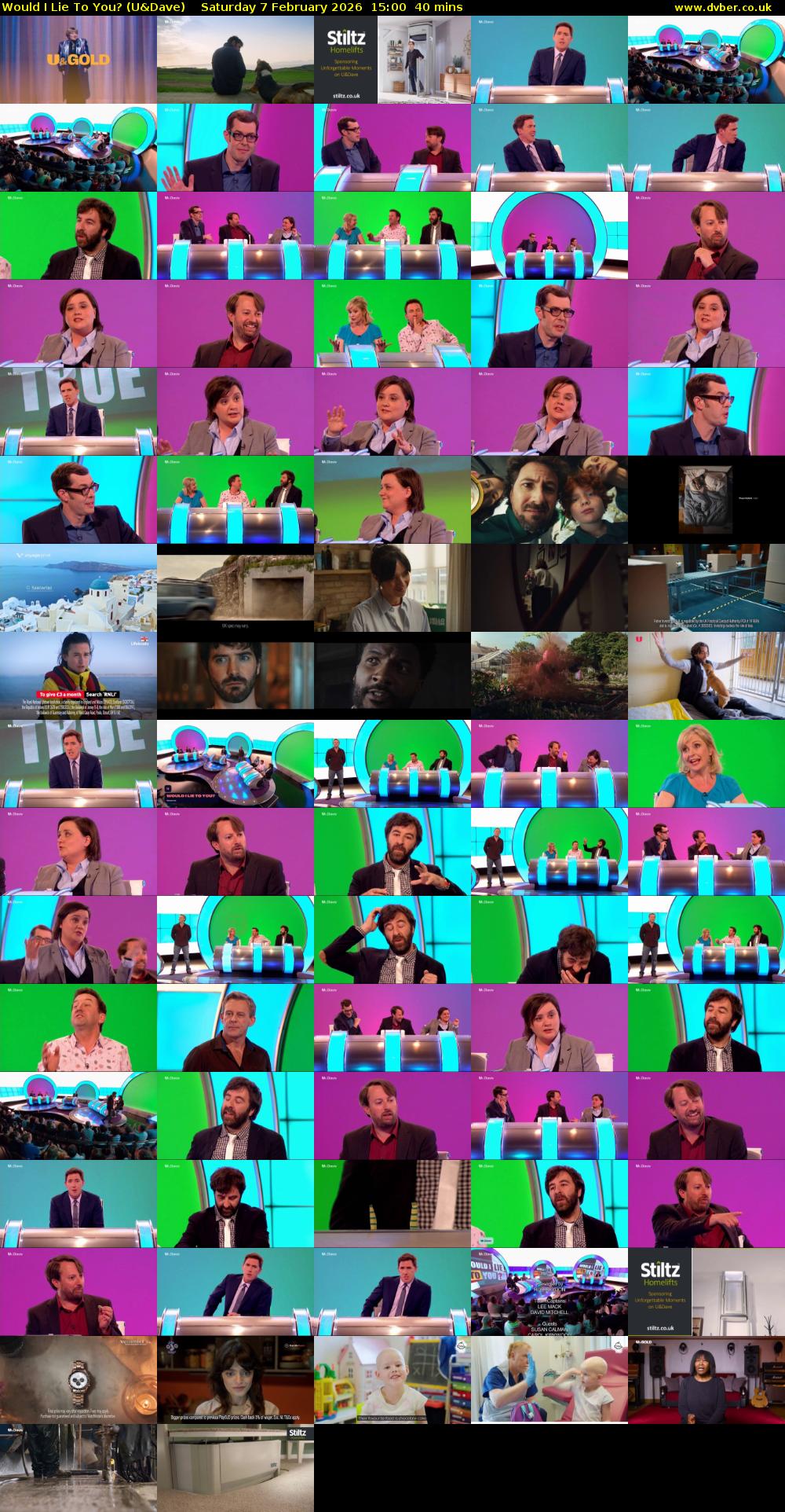 Would I Lie to You? (U&Dave) Saturday 7 February 2026 15:00 - 15:40