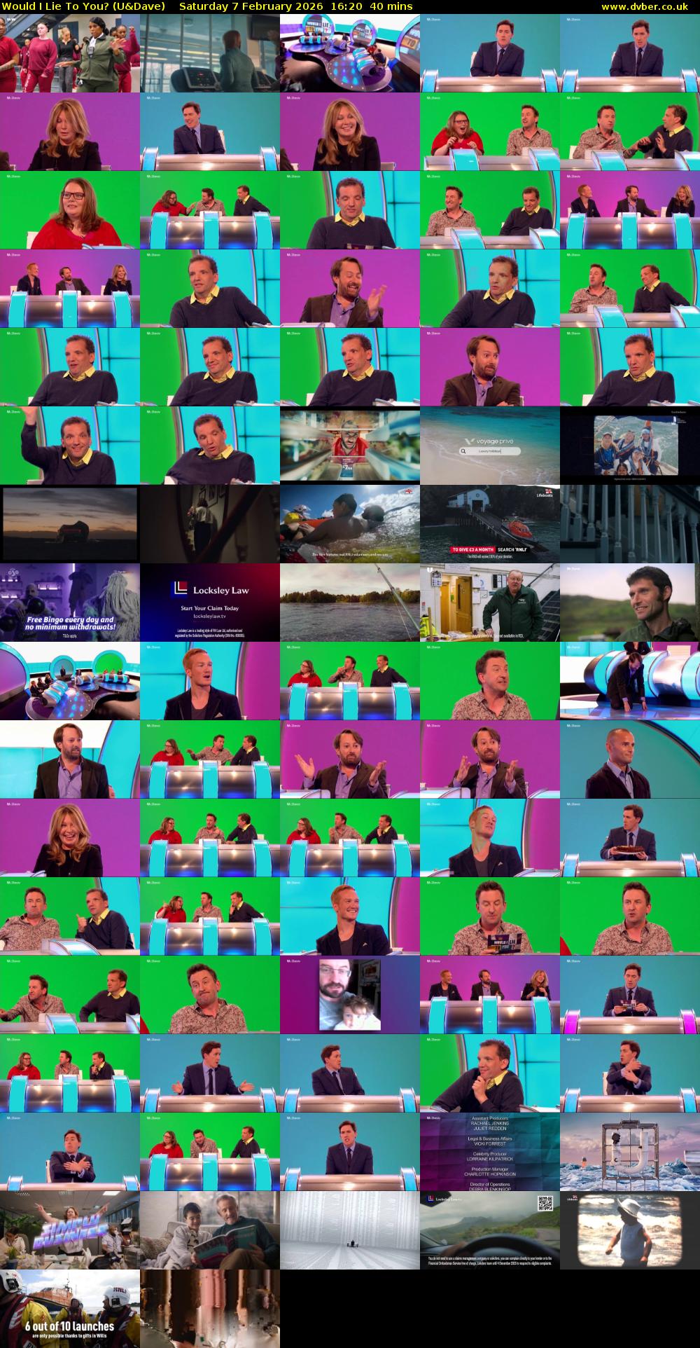 Would I Lie to You? (U&Dave) Saturday 7 February 2026 16:20 - 17:00