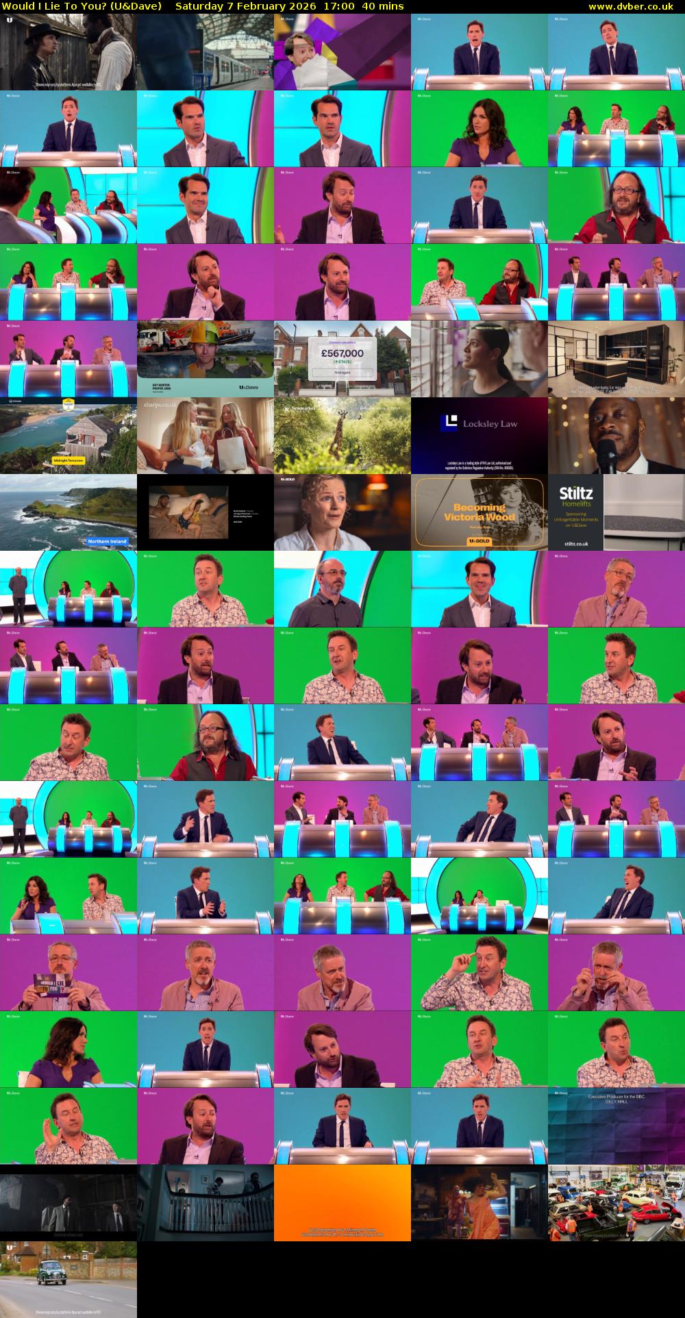 Would I Lie to You? (U&Dave) Saturday 7 February 2026 17:00 - 17:40