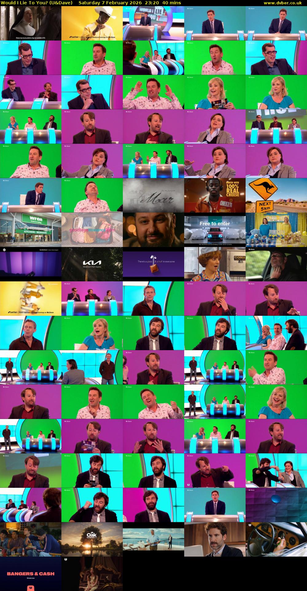 Would I Lie to You? (U&Dave) Saturday 7 February 2026 23:20 - 00:00