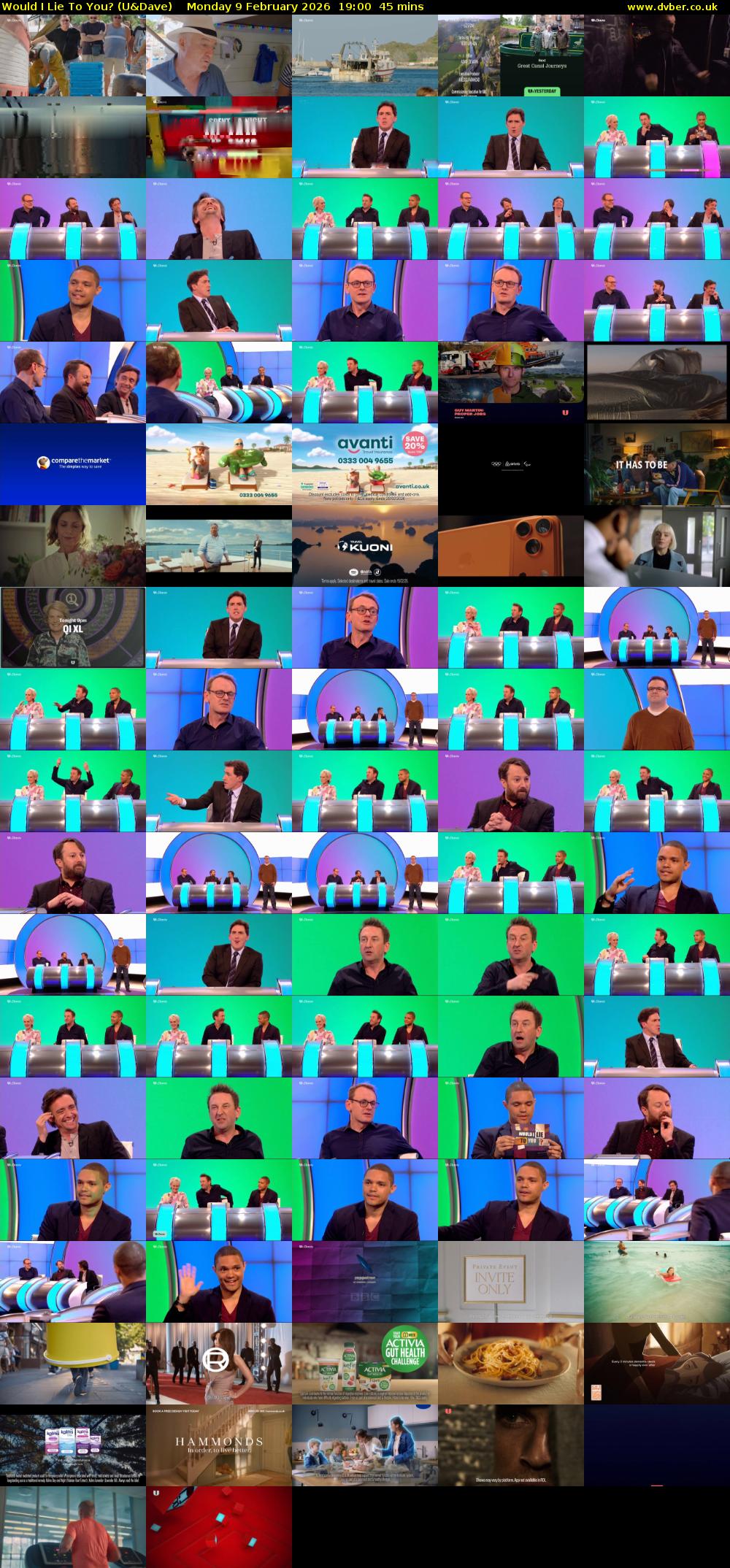 Would I Lie to You? (U&Dave) Monday 9 February 2026 19:00 - 19:45