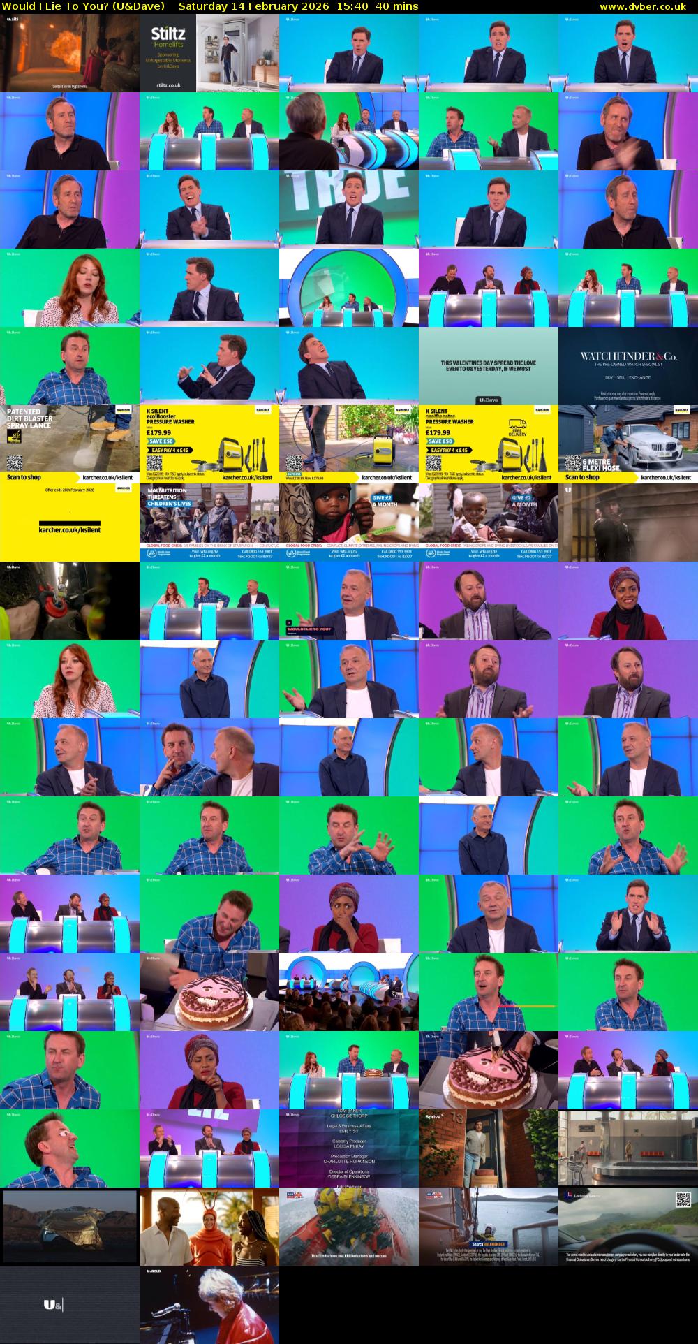 Would I Lie to You? (U&Dave) Saturday 14 February 2026 15:40 - 16:20