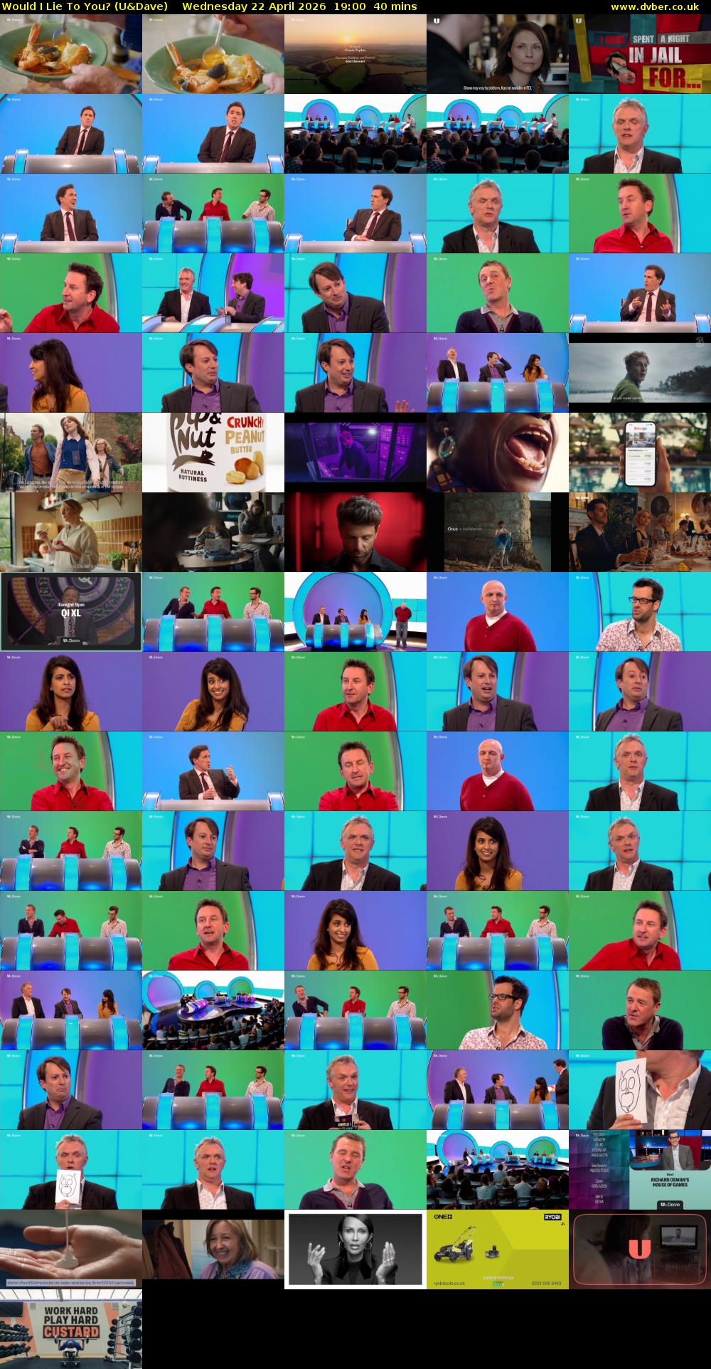 Would I Lie to You? (U&Dave) Wednesday 22 April 2026 19:00 - 19:40