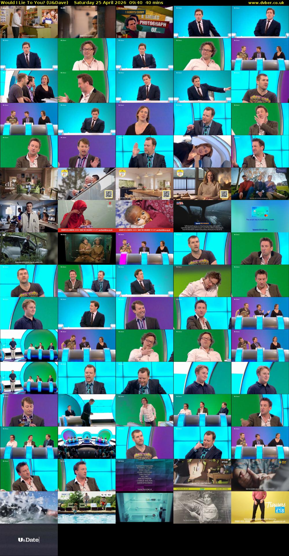Would I Lie to You? (U&Dave) Saturday 25 April 2026 09:40 - 10:20