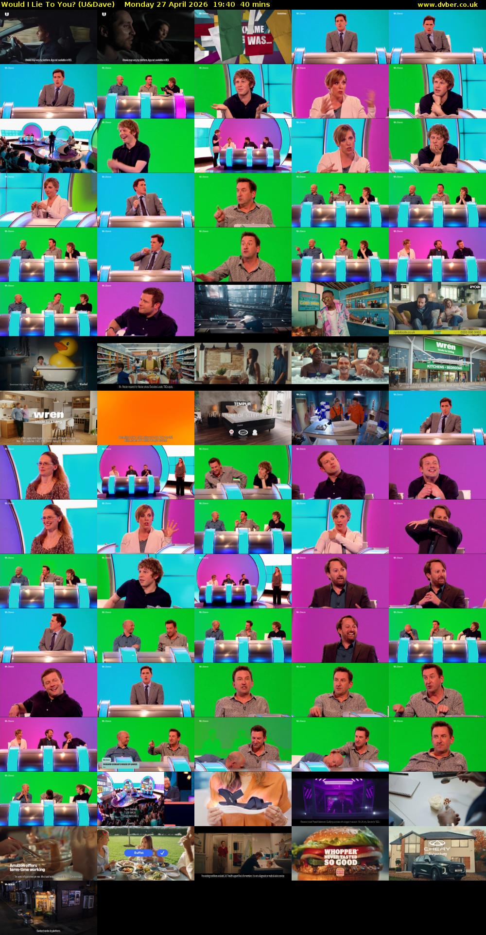 Would I Lie to You? (U&Dave) Monday 27 April 2026 19:40 - 20:20