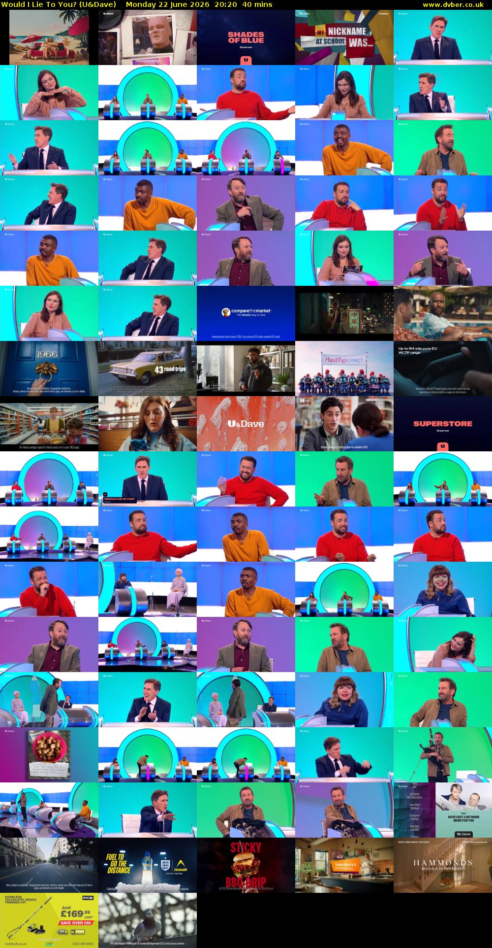Would I Lie to You? (U&Dave) Monday 22 June 2026 20:20 - 21:00