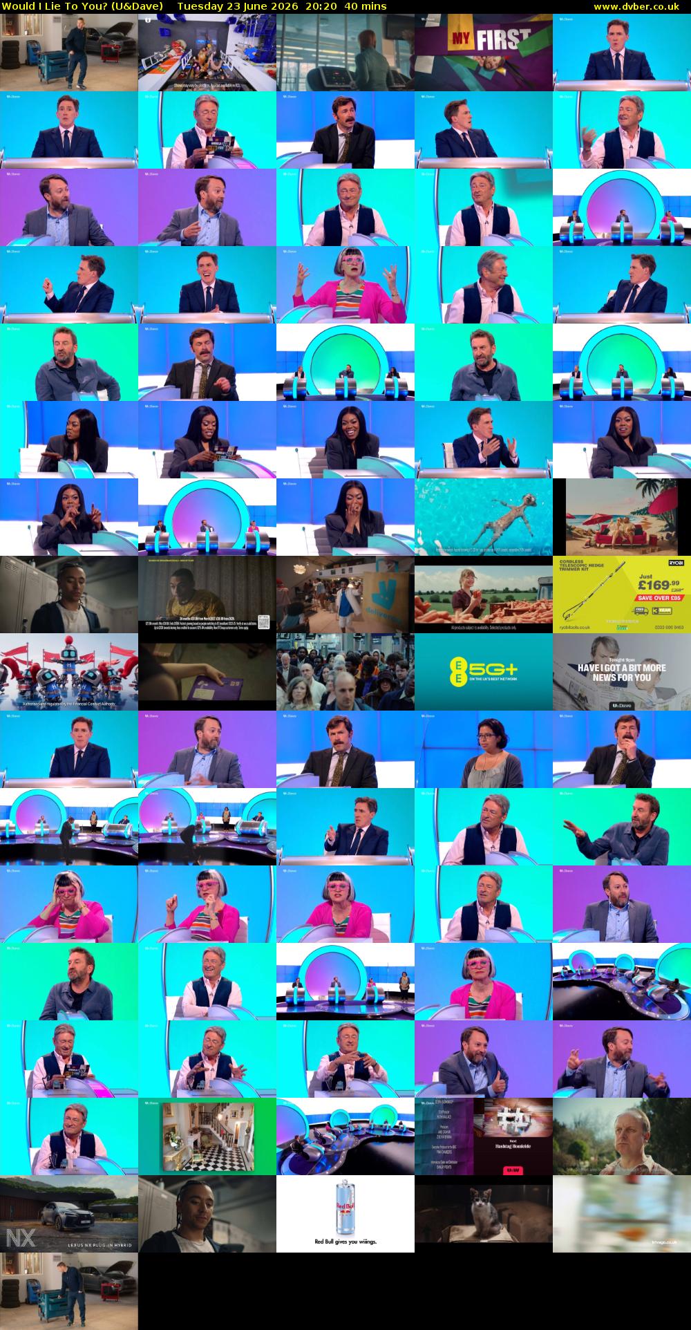 Would I Lie to You? (U&Dave) Tuesday 23 June 2026 20:20 - 21:00