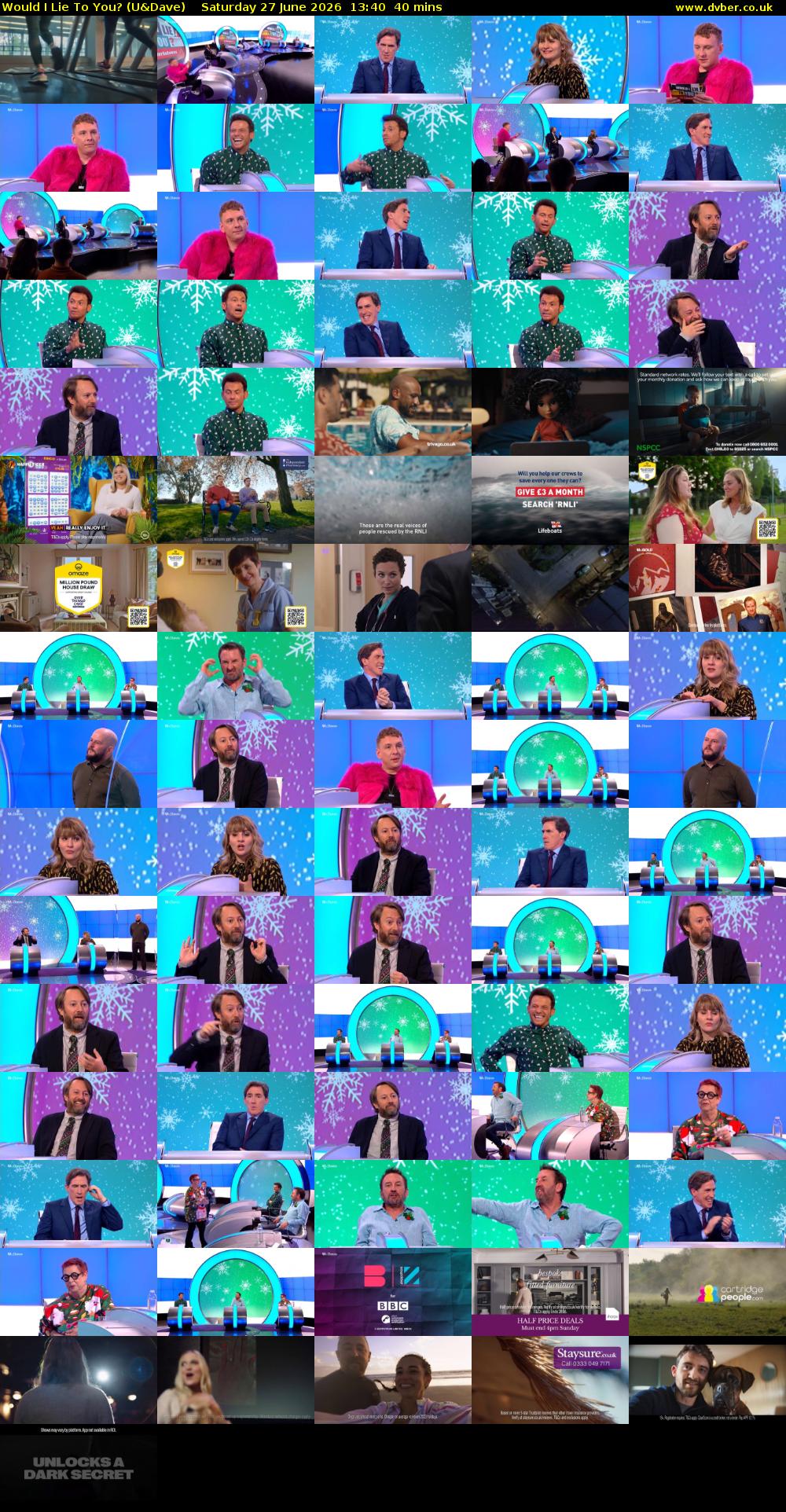 Would I Lie to You? (U&Dave) Saturday 27 June 2026 13:40 - 14:20