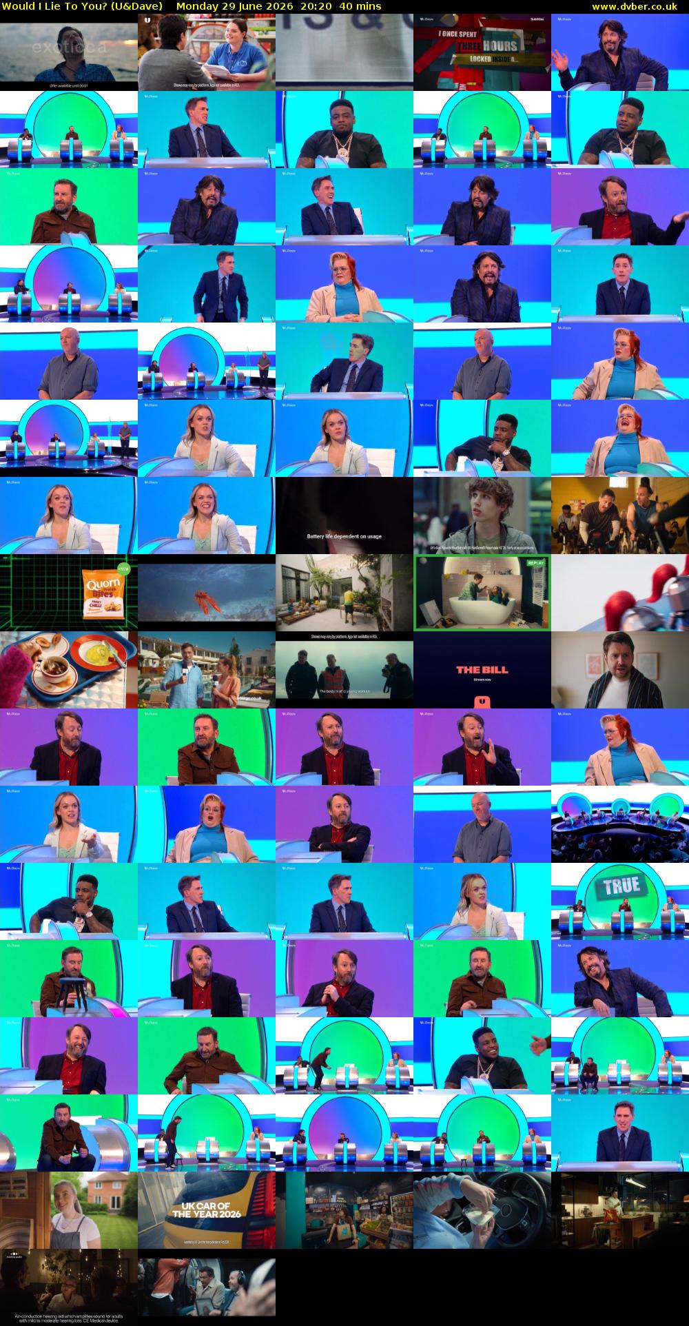 Would I Lie to You? (U&Dave) Monday 29 June 2026 20:20 - 21:00