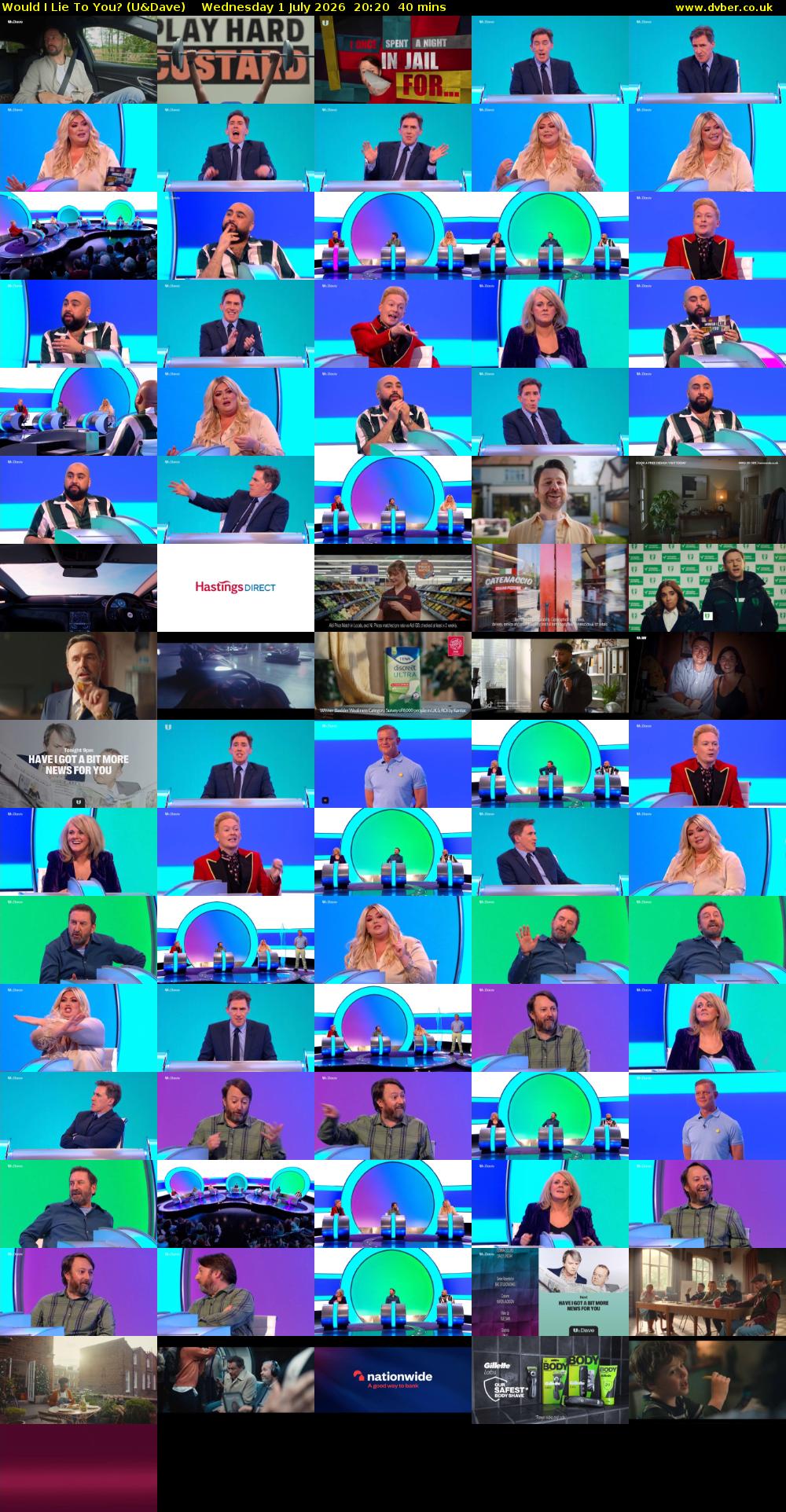 Would I Lie to You? (U&Dave) Wednesday 1 July 2026 20:20 - 21:00