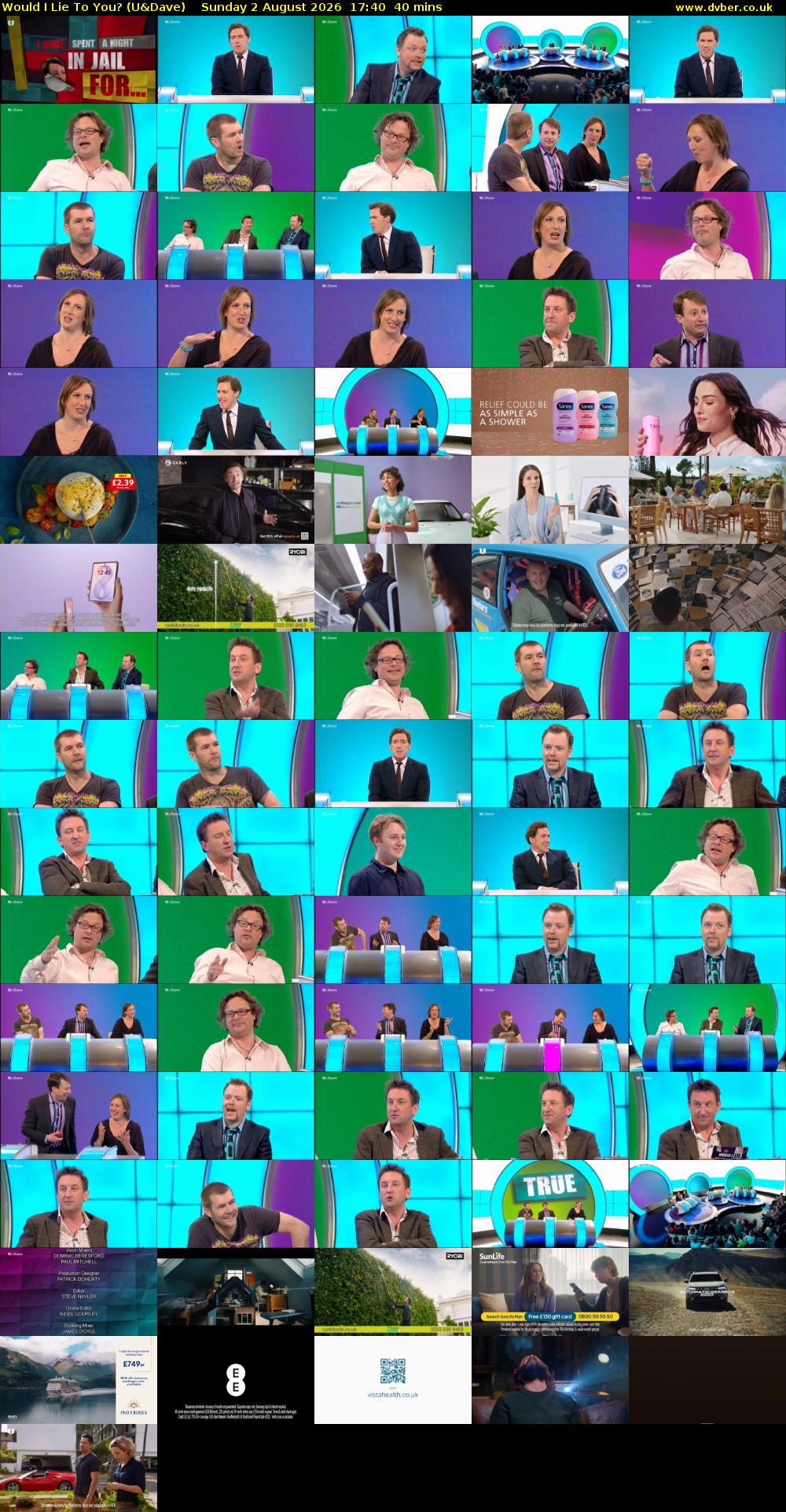 Would I Lie to You? (U&Dave) Sunday 2 August 2026 17:40 - 18:20