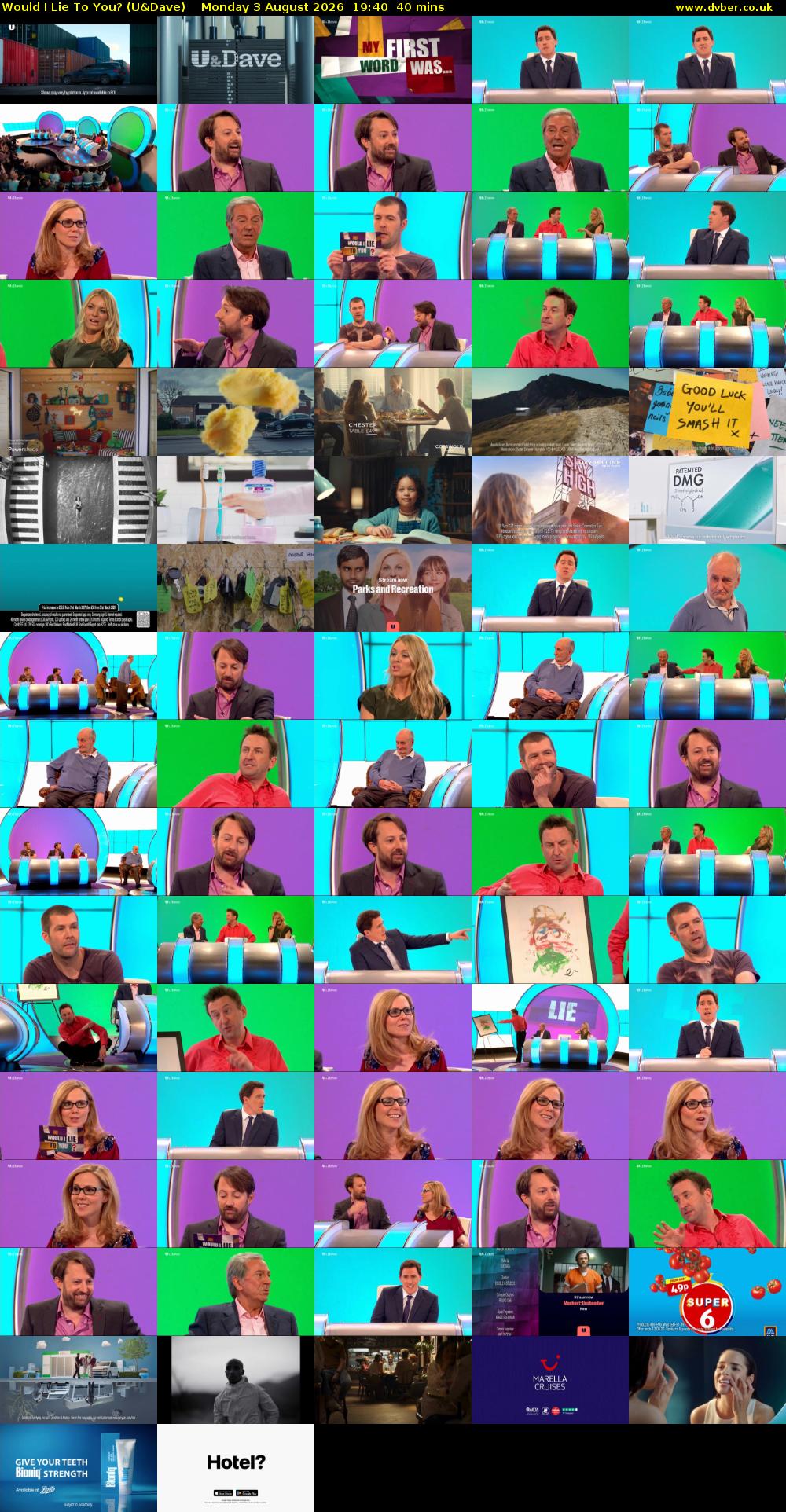 Would I Lie to You? (U&Dave) Monday 3 August 2026 19:40 - 20:20