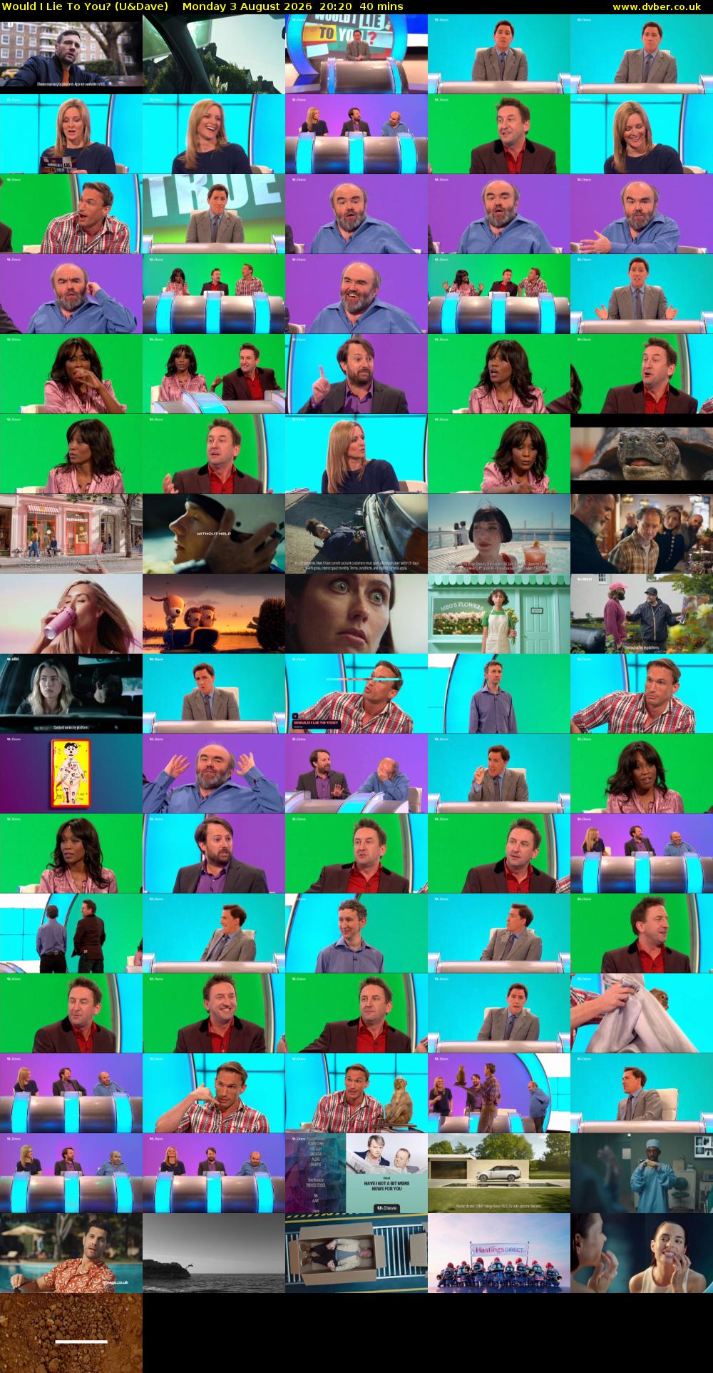 Would I Lie to You? (U&Dave) Monday 3 August 2026 20:20 - 21:00