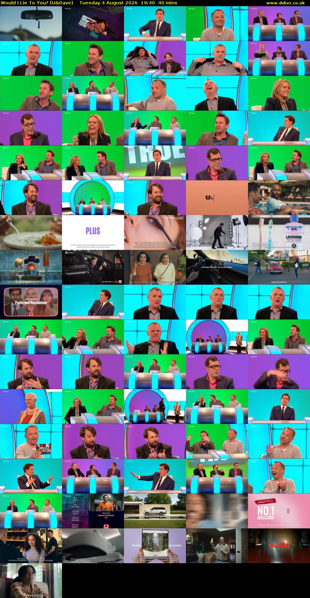 Would I Lie to You? (U&Dave) Tuesday 4 August 2026 19:40 - 20:20