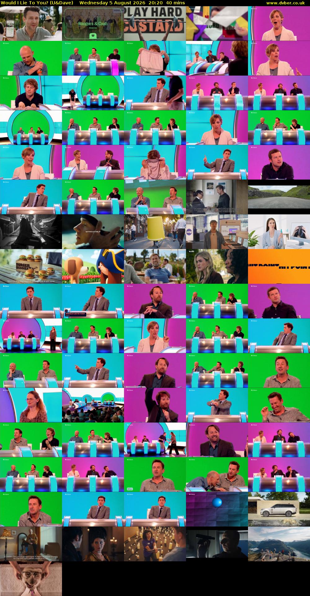 Would I Lie to You? (U&Dave) Wednesday 5 August 2026 20:20 - 21:00