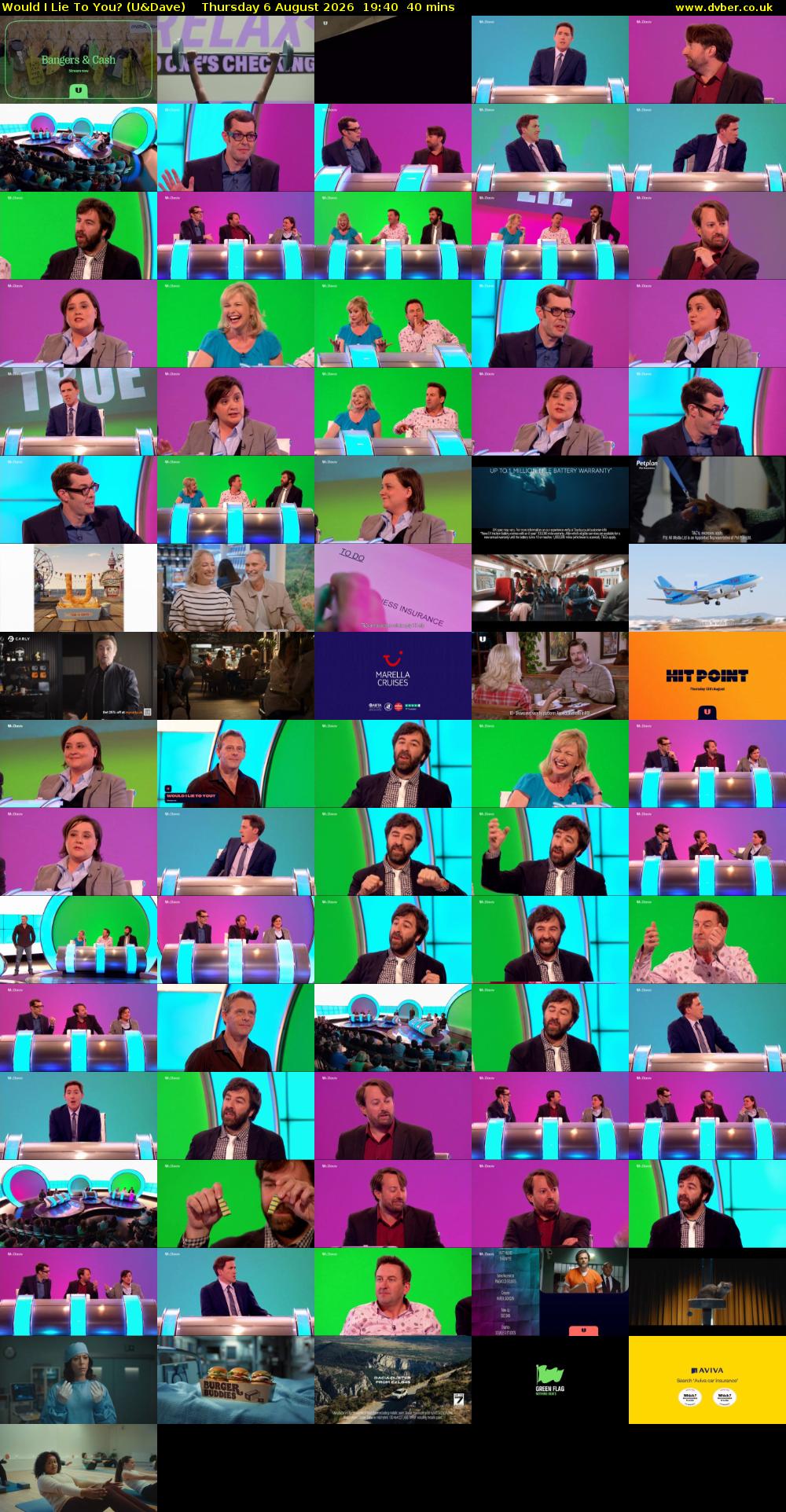 Would I Lie to You? (U&Dave) Thursday 6 August 2026 19:40 - 20:20