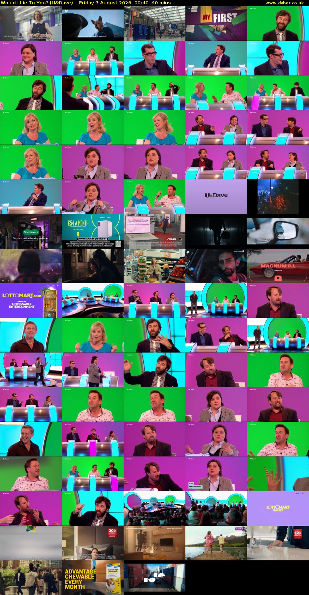 Would I Lie to You? (U&Dave) Friday 7 August 2026 00:40 - 01:20
