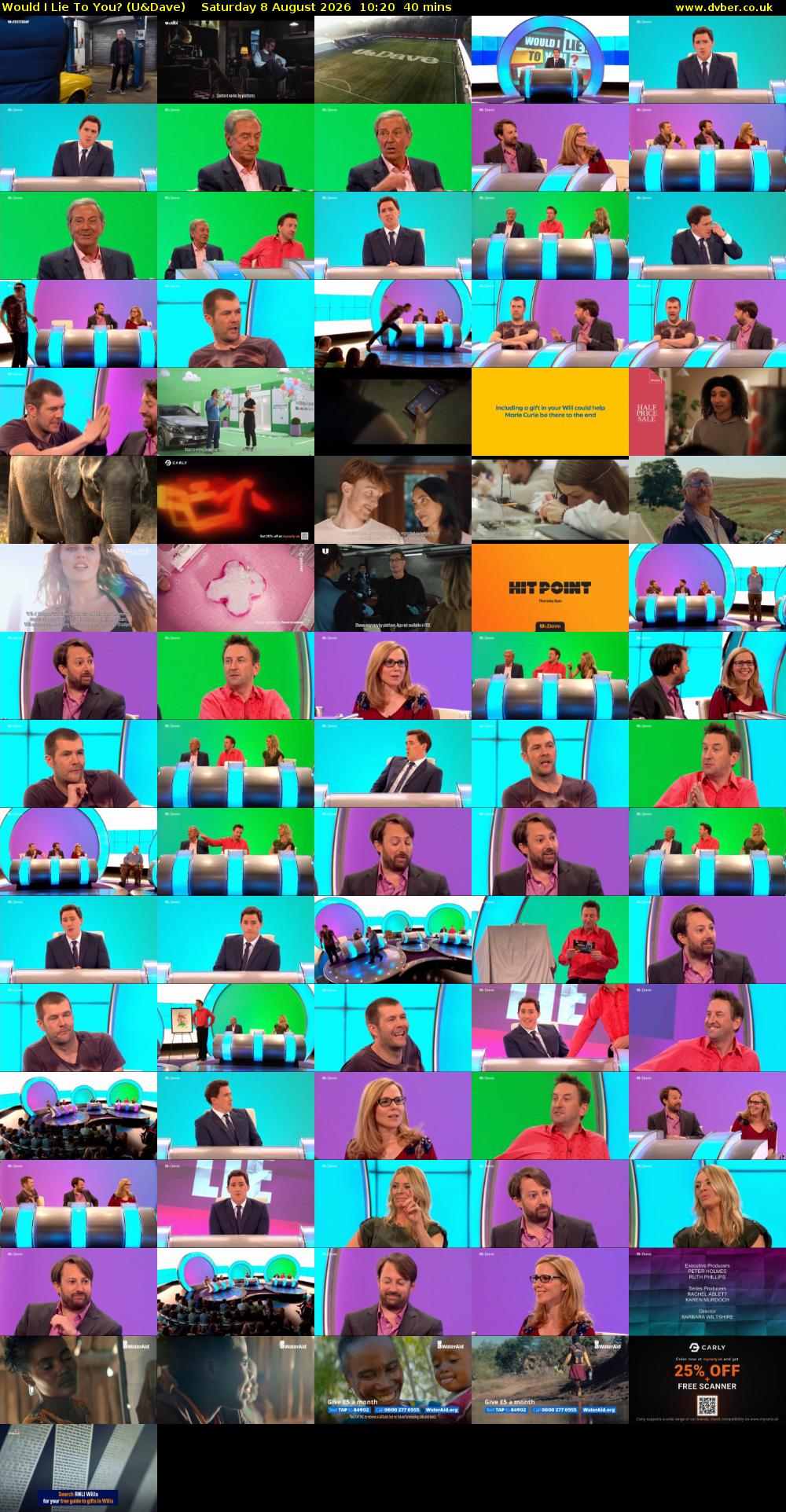 Would I Lie to You? (U&Dave) Saturday 8 August 2026 10:20 - 11:00