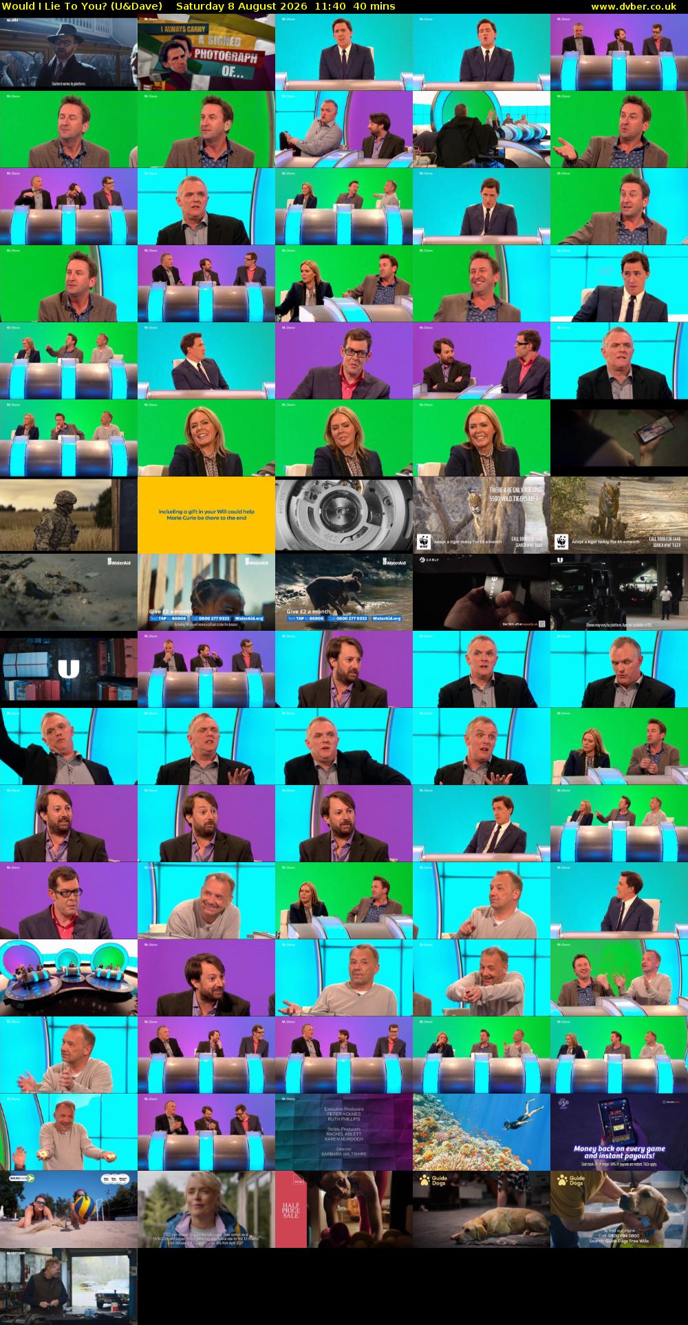 Would I Lie to You? (U&Dave) Saturday 8 August 2026 11:40 - 12:20