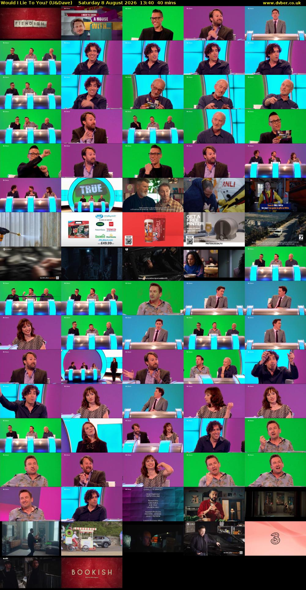 Would I Lie to You? (U&Dave) Saturday 8 August 2026 13:40 - 14:20