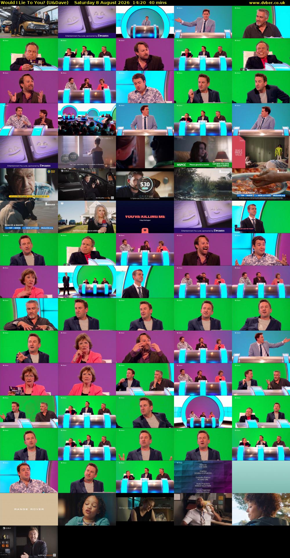 Would I Lie to You? (U&Dave) Saturday 8 August 2026 14:20 - 15:00
