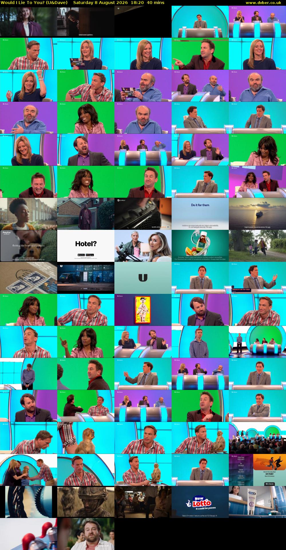 Would I Lie to You? (U&Dave) Saturday 8 August 2026 18:20 - 19:00