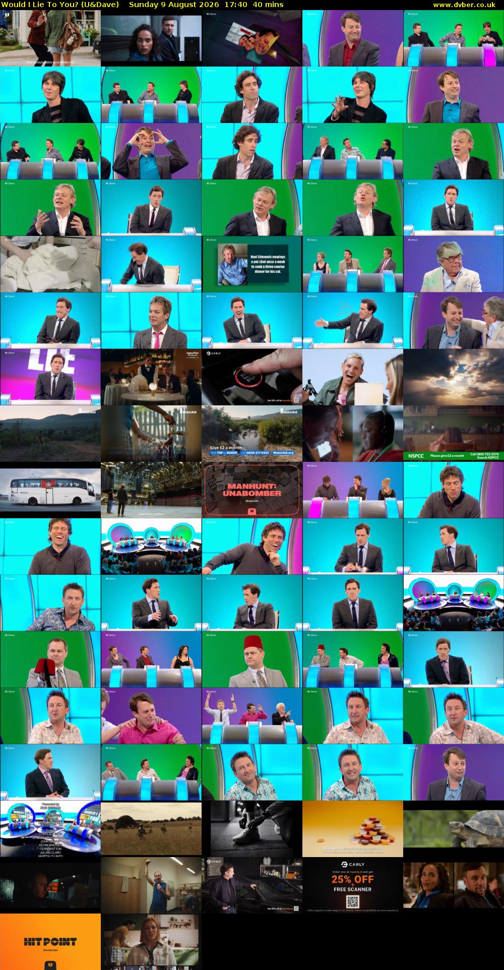 Would I Lie to You? (U&Dave) Sunday 9 August 2026 17:40 - 18:20