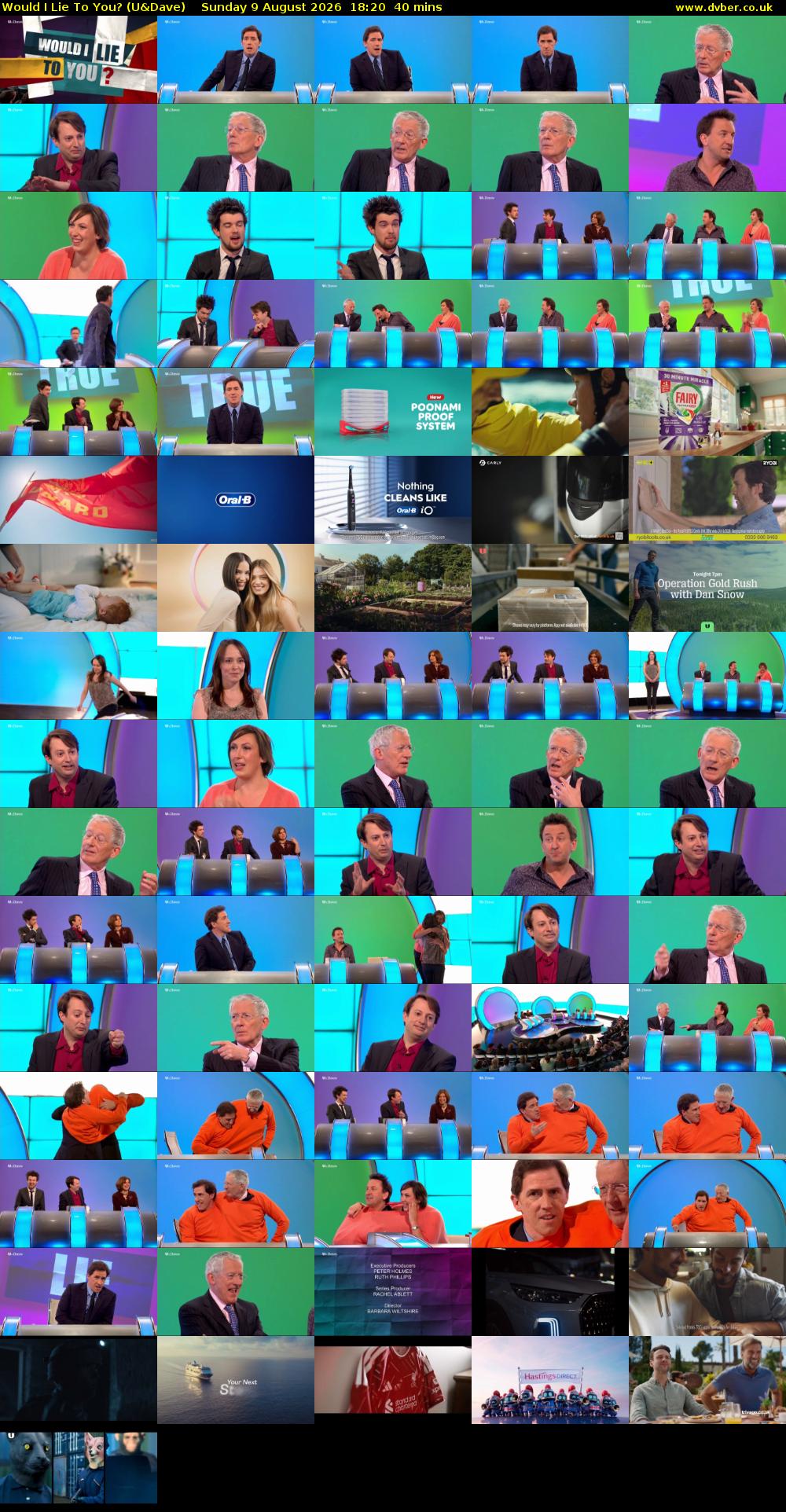 Would I Lie to You? (U&Dave) Sunday 9 August 2026 18:20 - 19:00