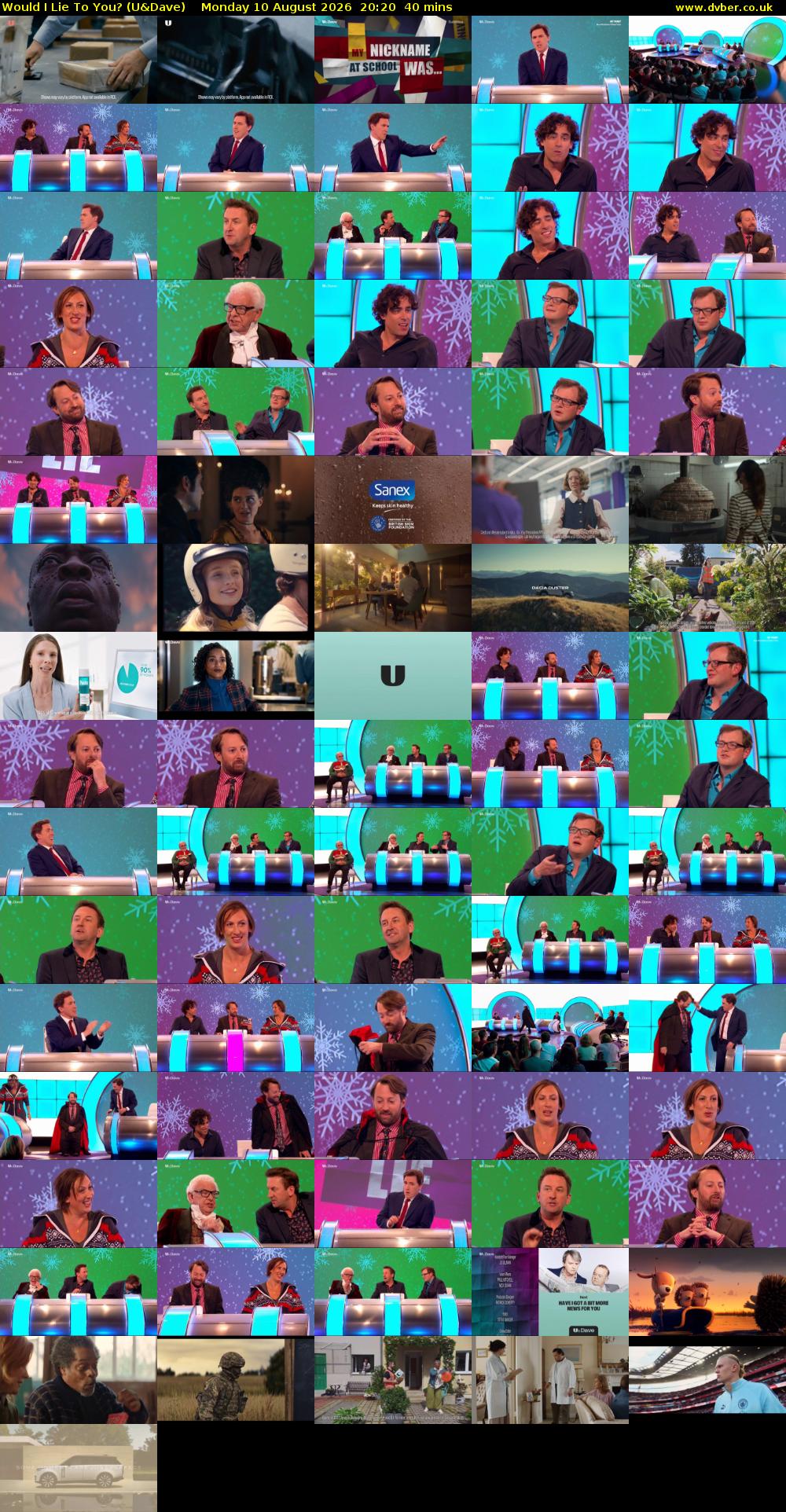 Would I Lie to You? (U&Dave) Monday 10 August 2026 20:20 - 21:00