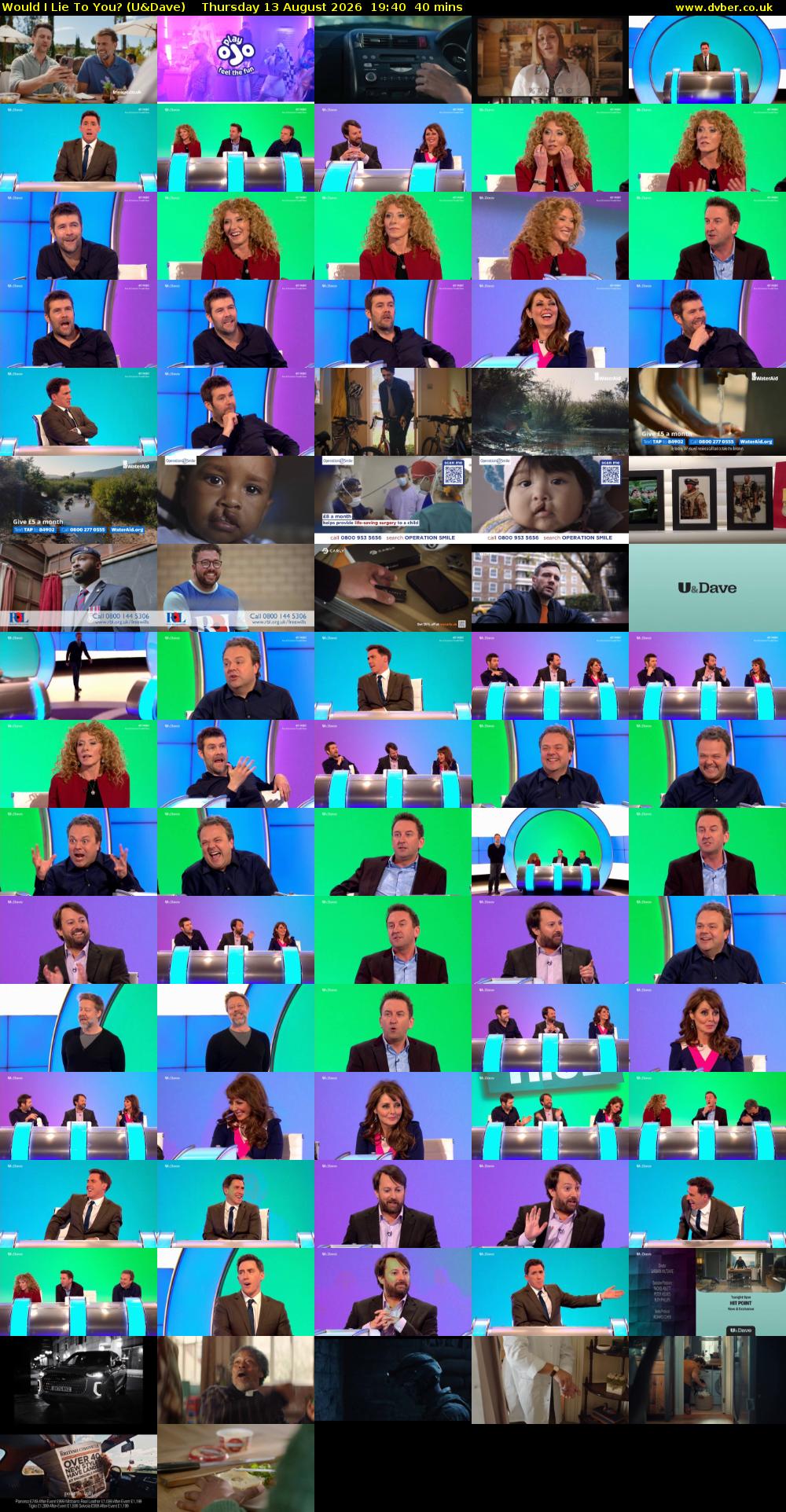 Would I Lie to You? (U&Dave) Thursday 13 August 2026 19:40 - 20:20