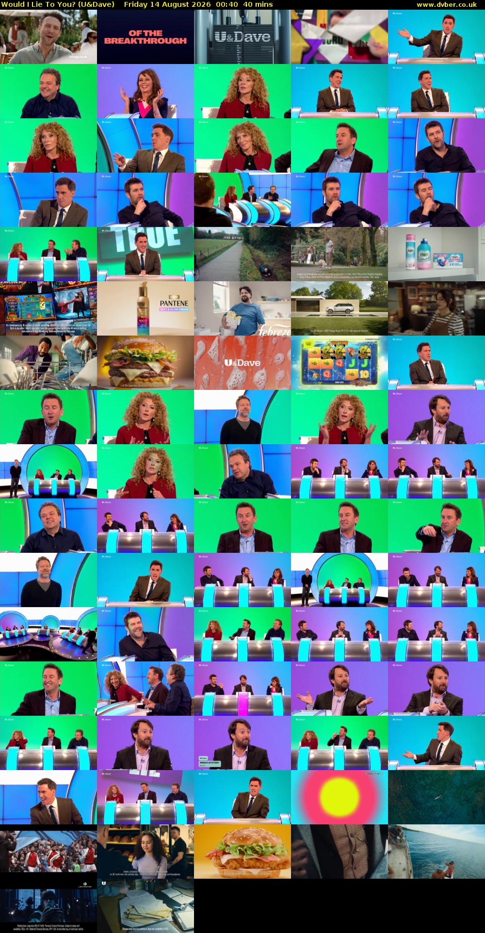 Would I Lie to You? (U&Dave) Friday 14 August 2026 00:40 - 01:20