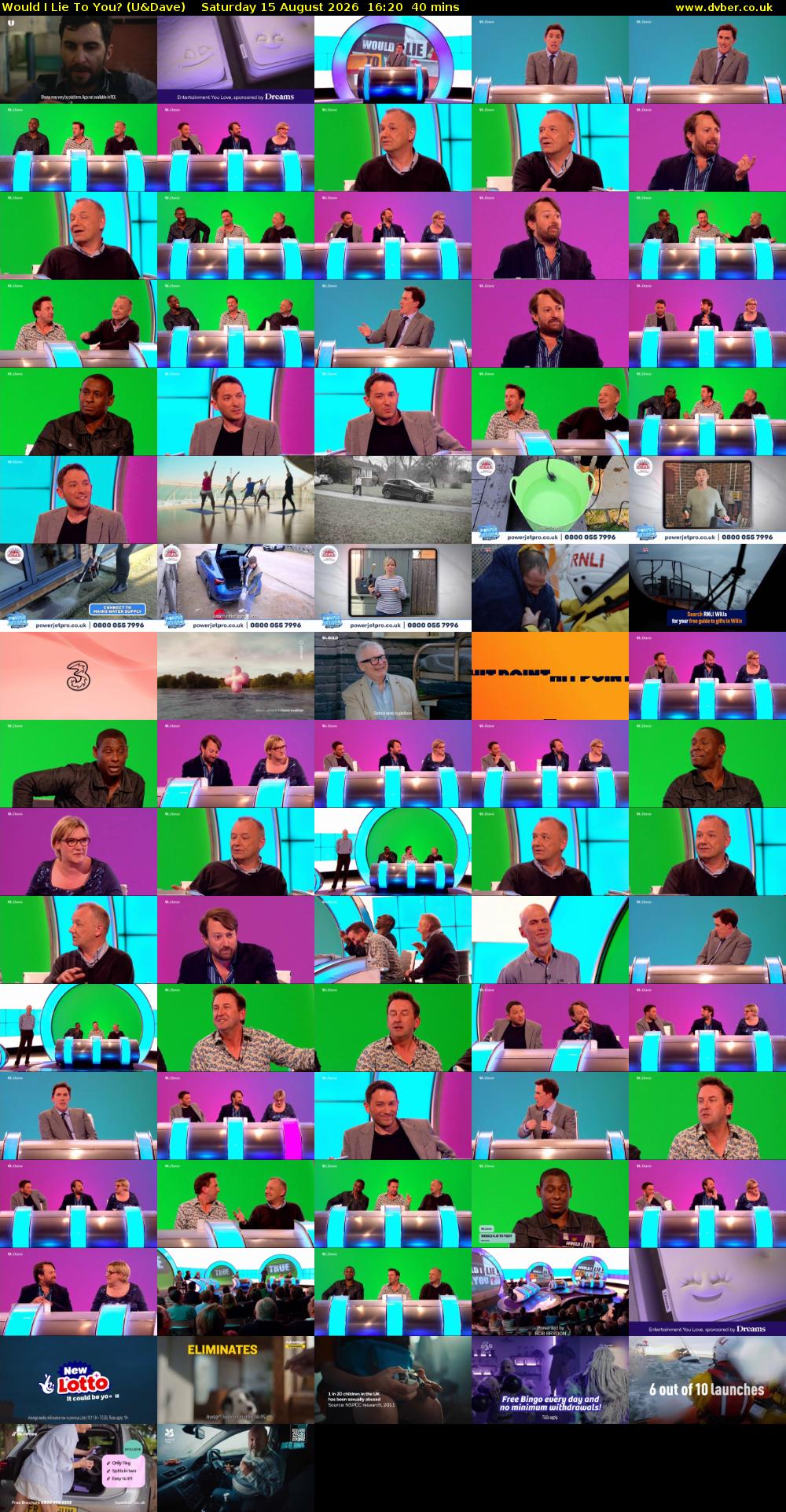 Would I Lie to You? (U&Dave) Saturday 15 August 2026 16:20 - 17:00